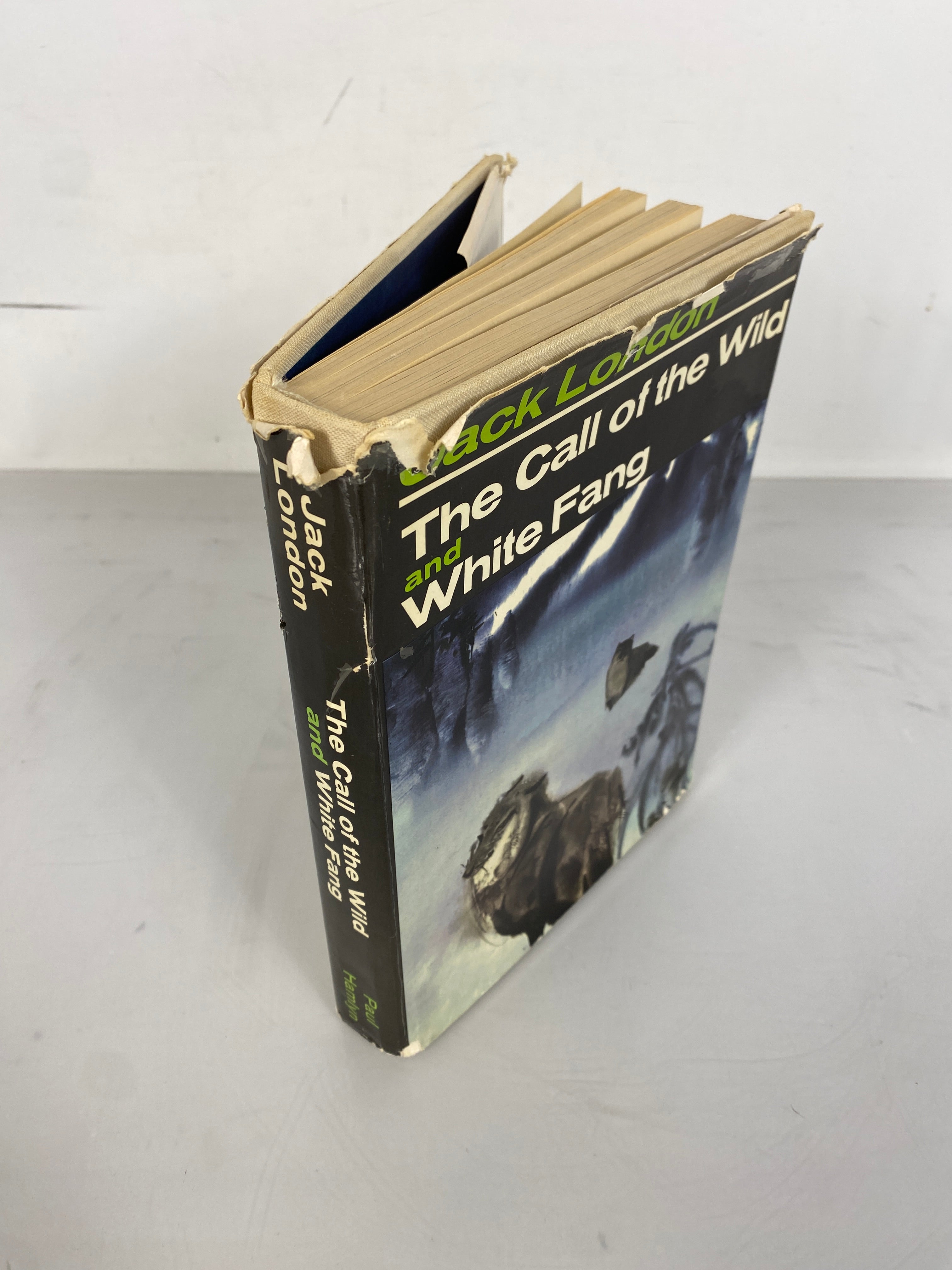 Rare Jack London Call of the Wild/White Fang Illustrated by Mirko Hanak HCDJ