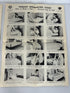 Rare Pequot Mills Lot: Sheet samples/Textbook w/Bedmaking/Mill Tour/Facts Posters