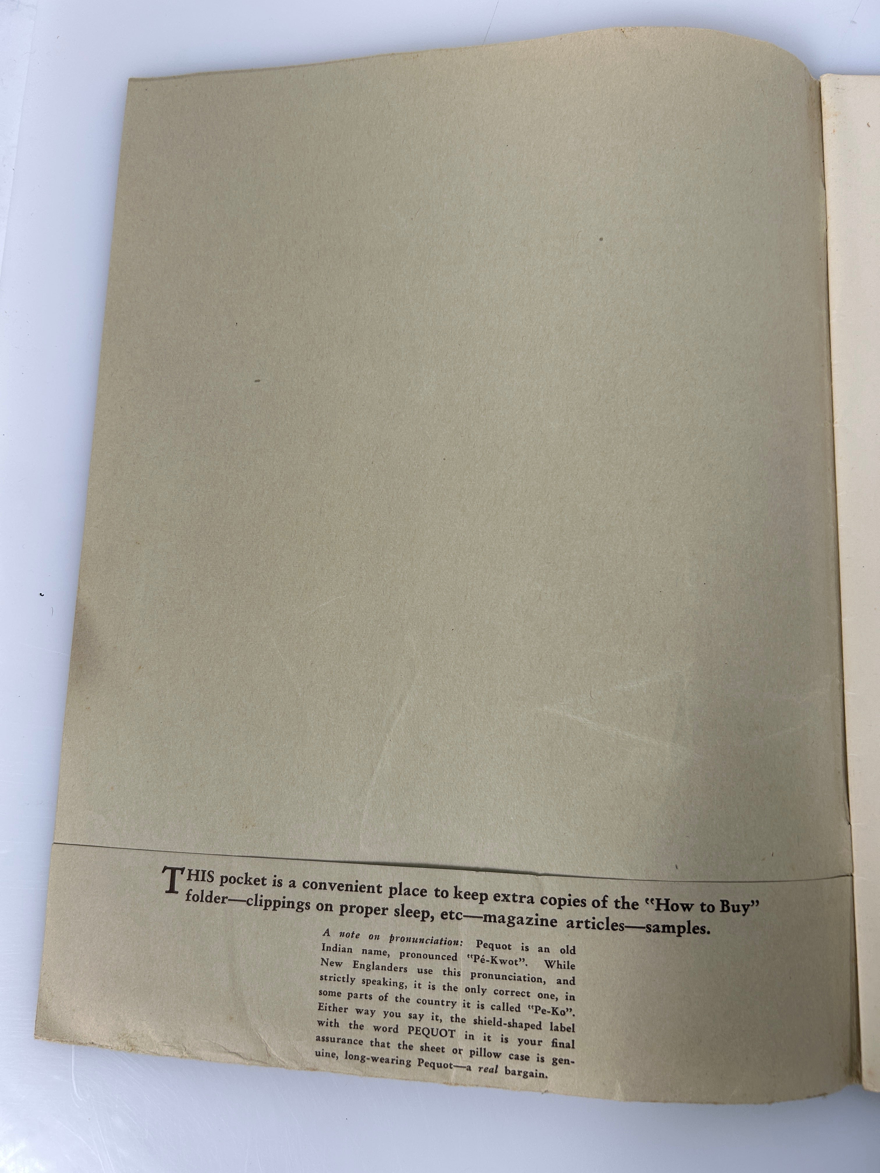 Rare Pequot Mills Lot: Sheet samples/Textbook w/Bedmaking/Mill Tour/Facts Posters