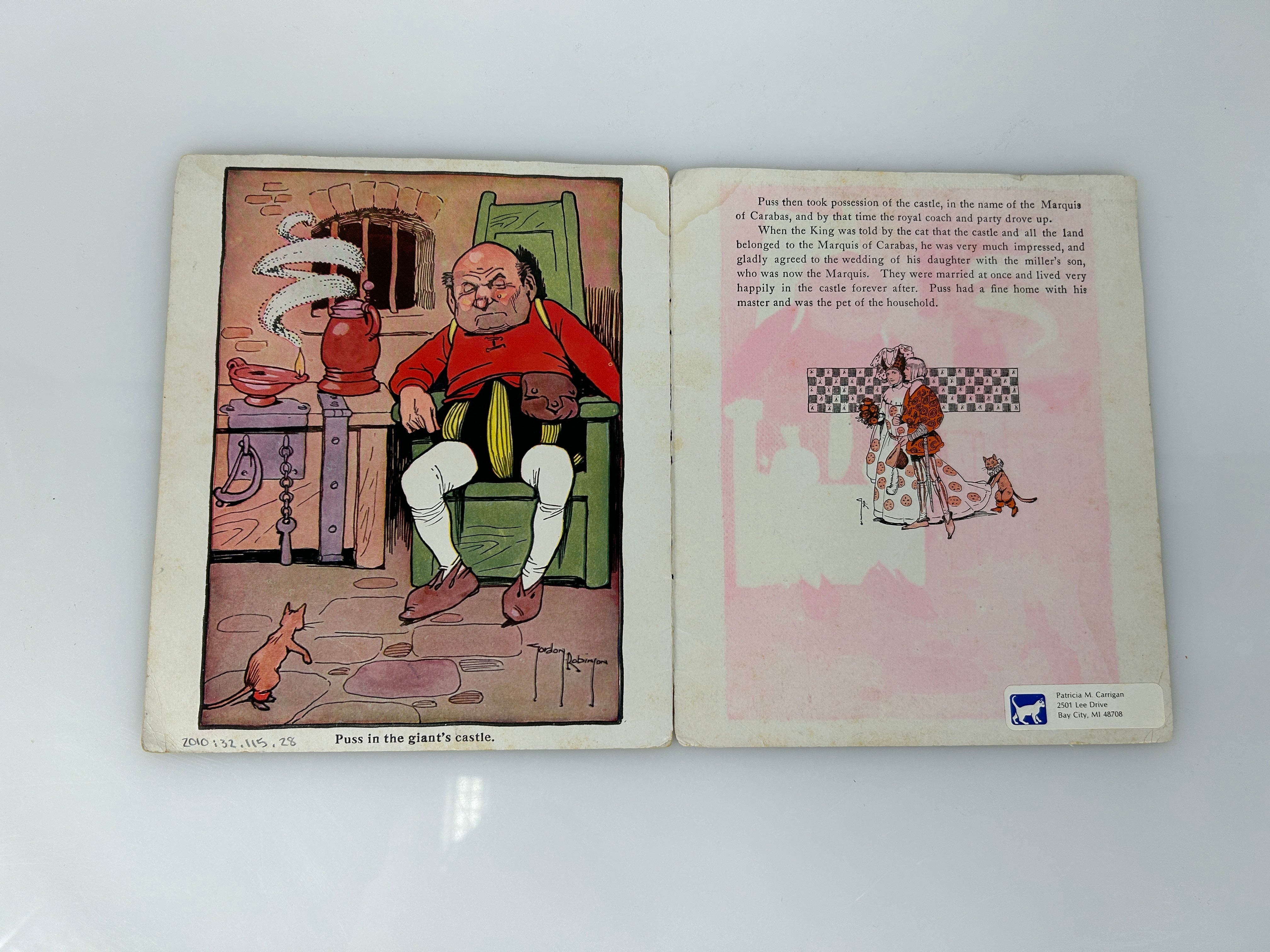 Rare Puss In Boots  Ill Gordon Robinson 1935