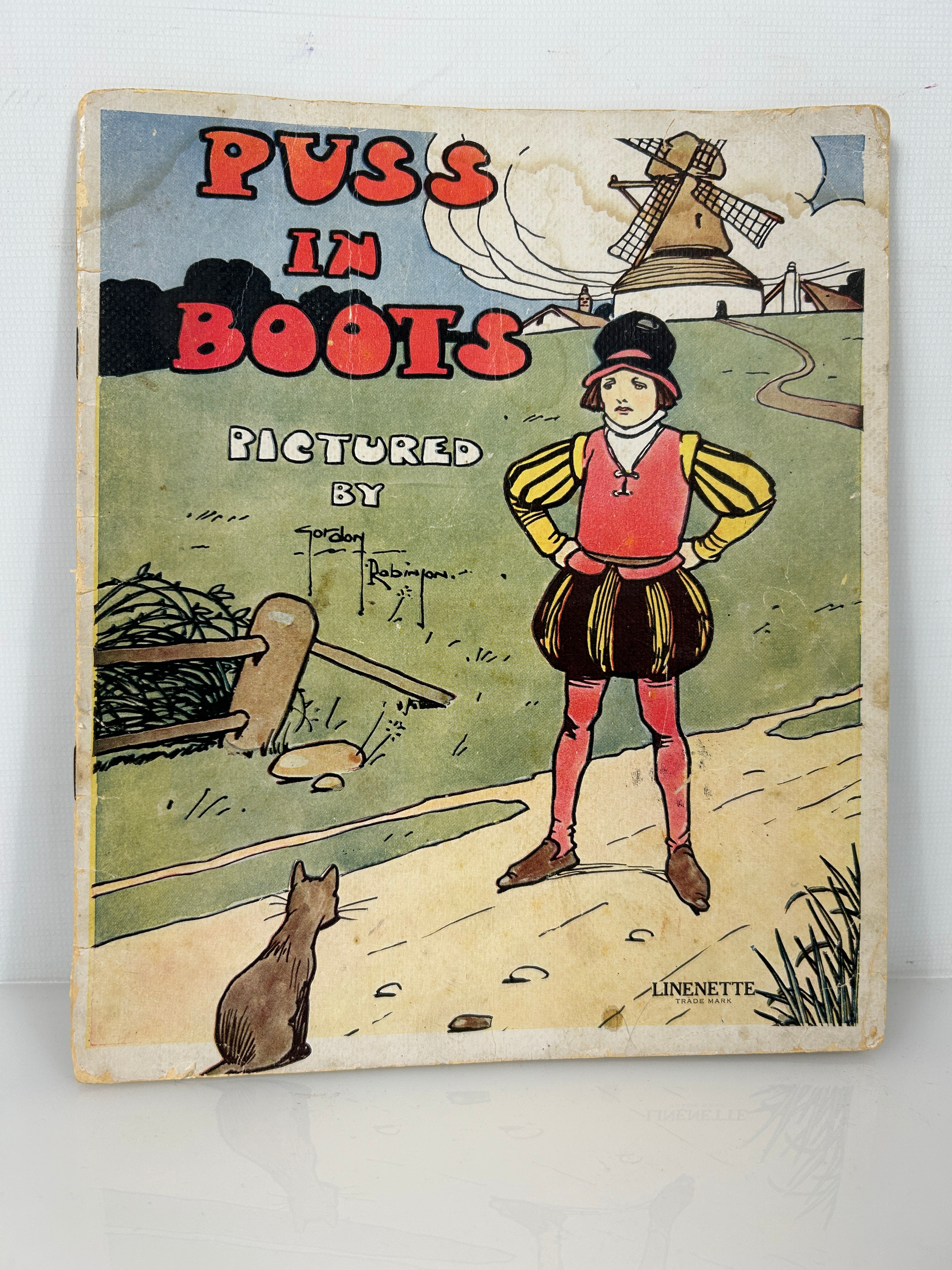 Rare Puss In Boots  Ill Gordon Robinson 1935