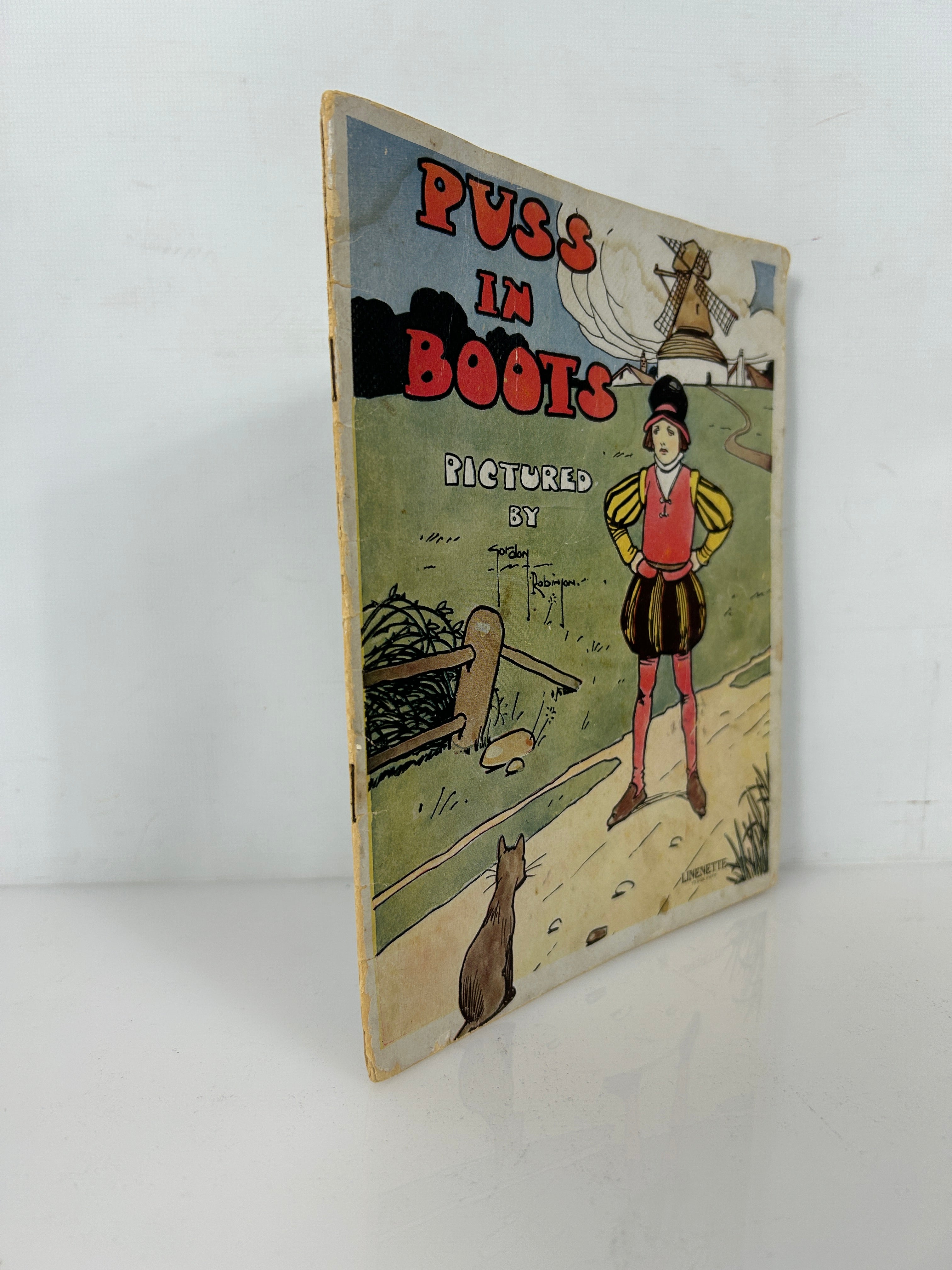 Rare Puss In Boots  Ill Gordon Robinson 1935