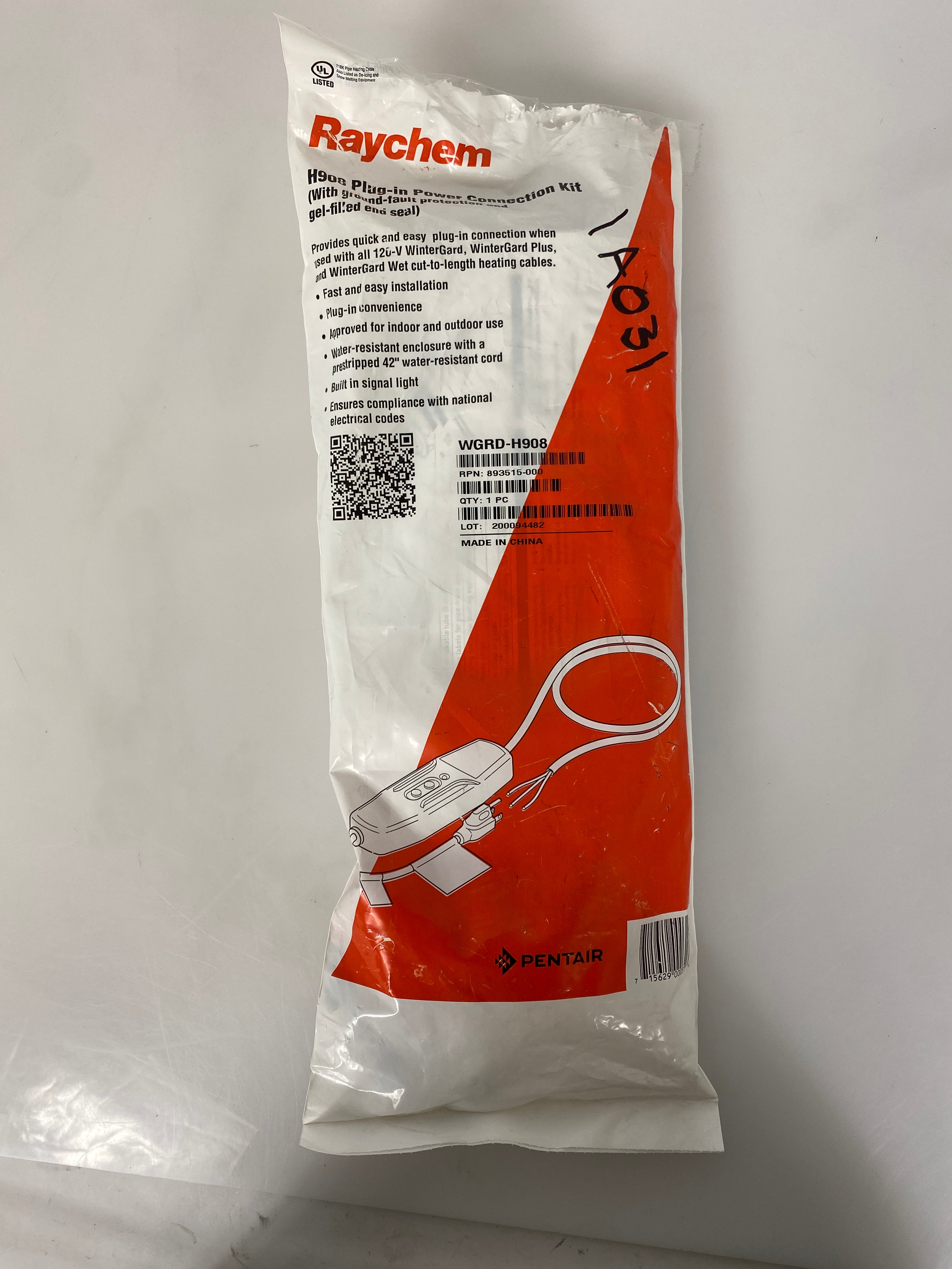 Raychem H908 Plug-in Power Connector for Heat Cable