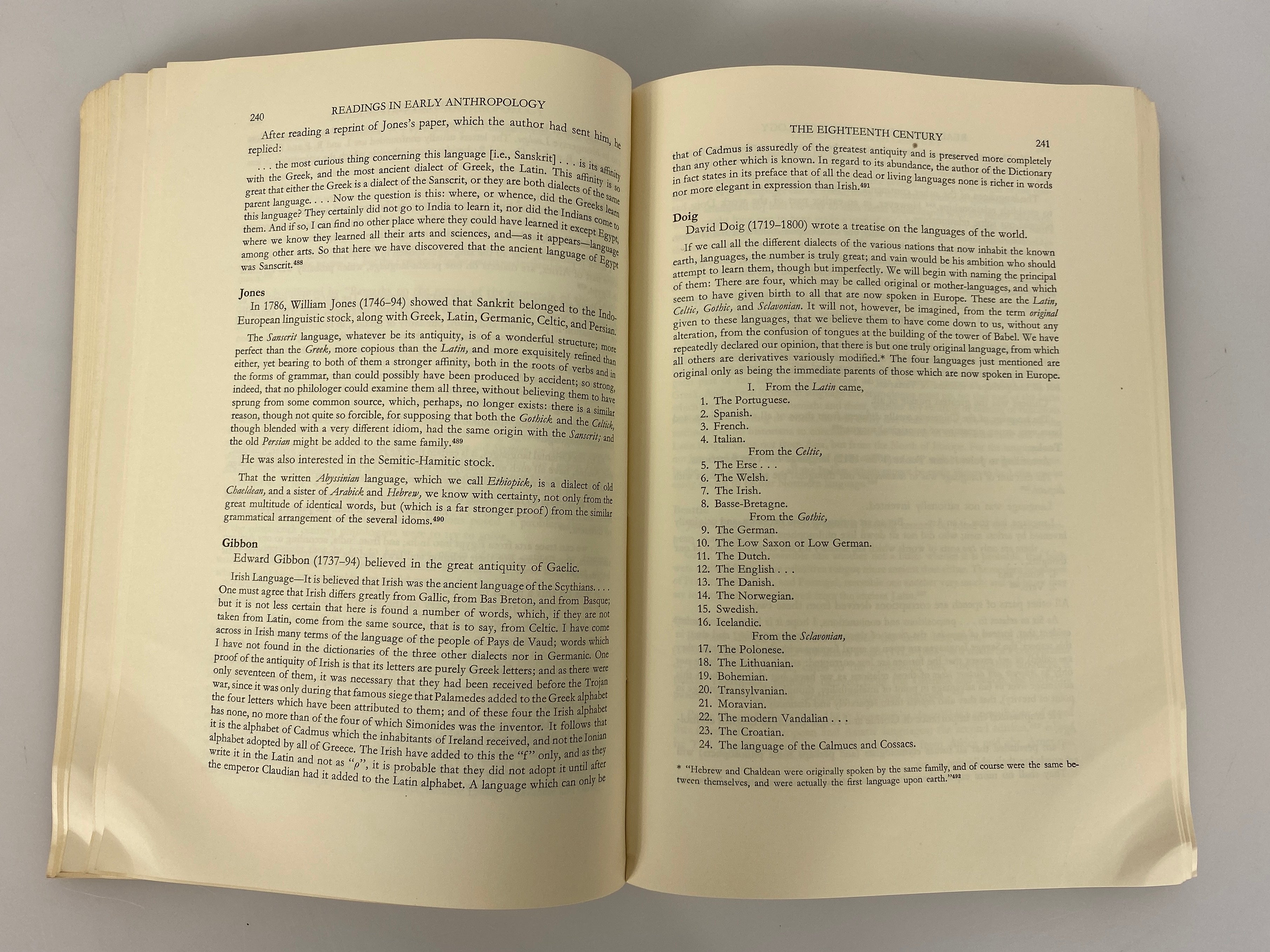 Readings in Early Anthropology J.S. Slotkin 1965 Subscribers Edition SC