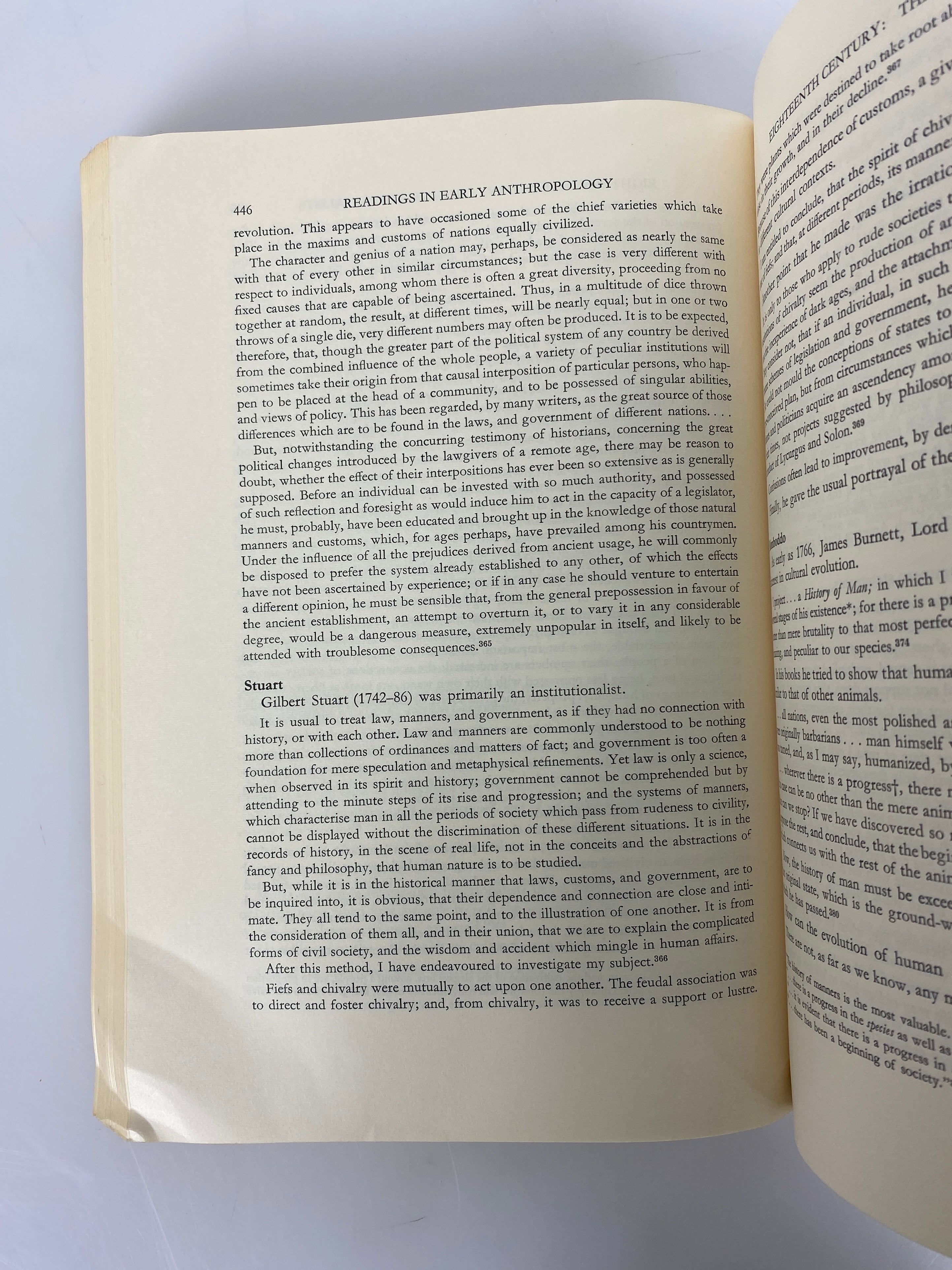 Readings in Early Anthropology J.S. Slotkin 1965 Subscribers Edition SC