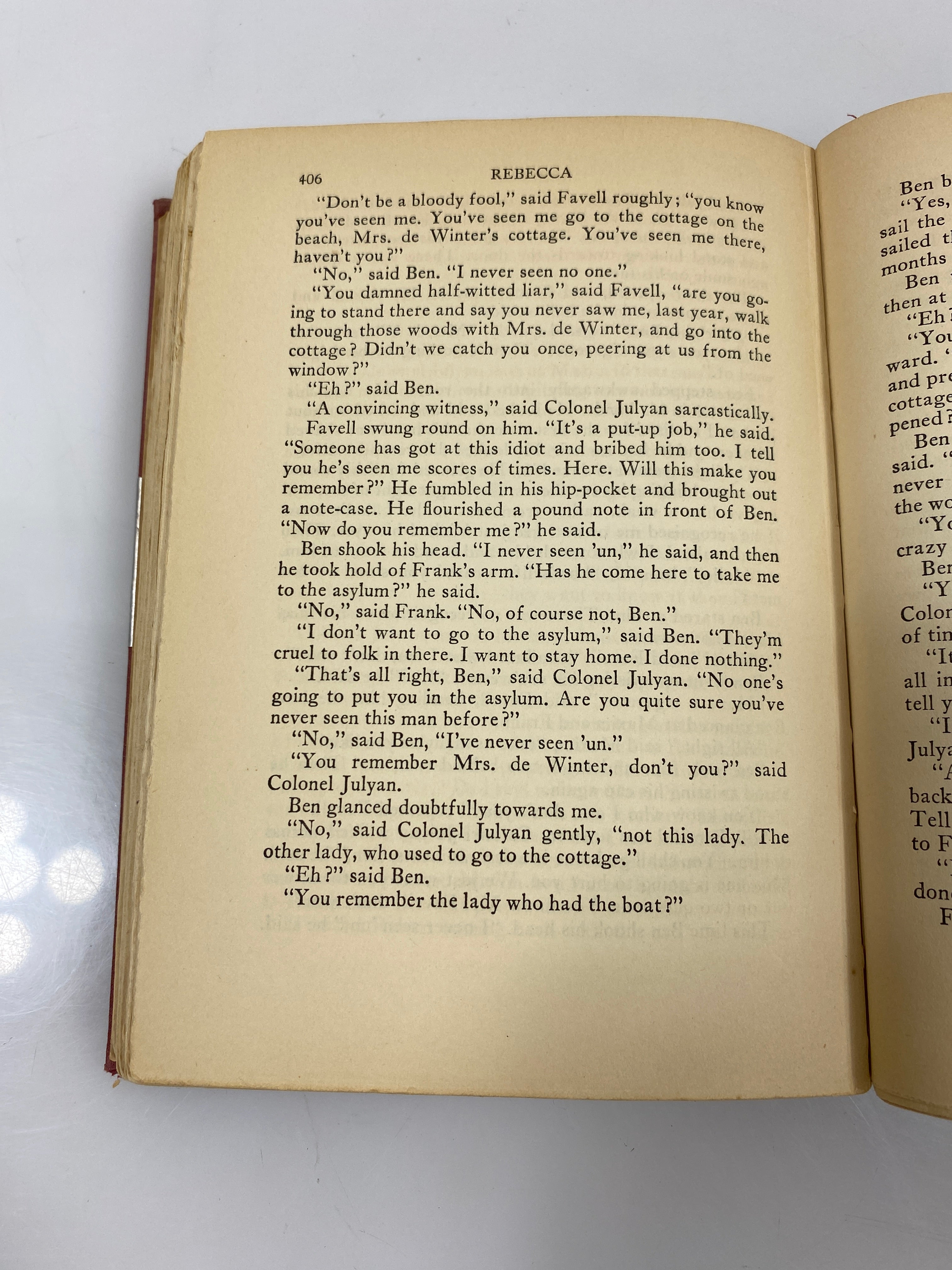 Rebecca by Daphne Du Maurier Doubleday, Doran and Co. 1938 HC