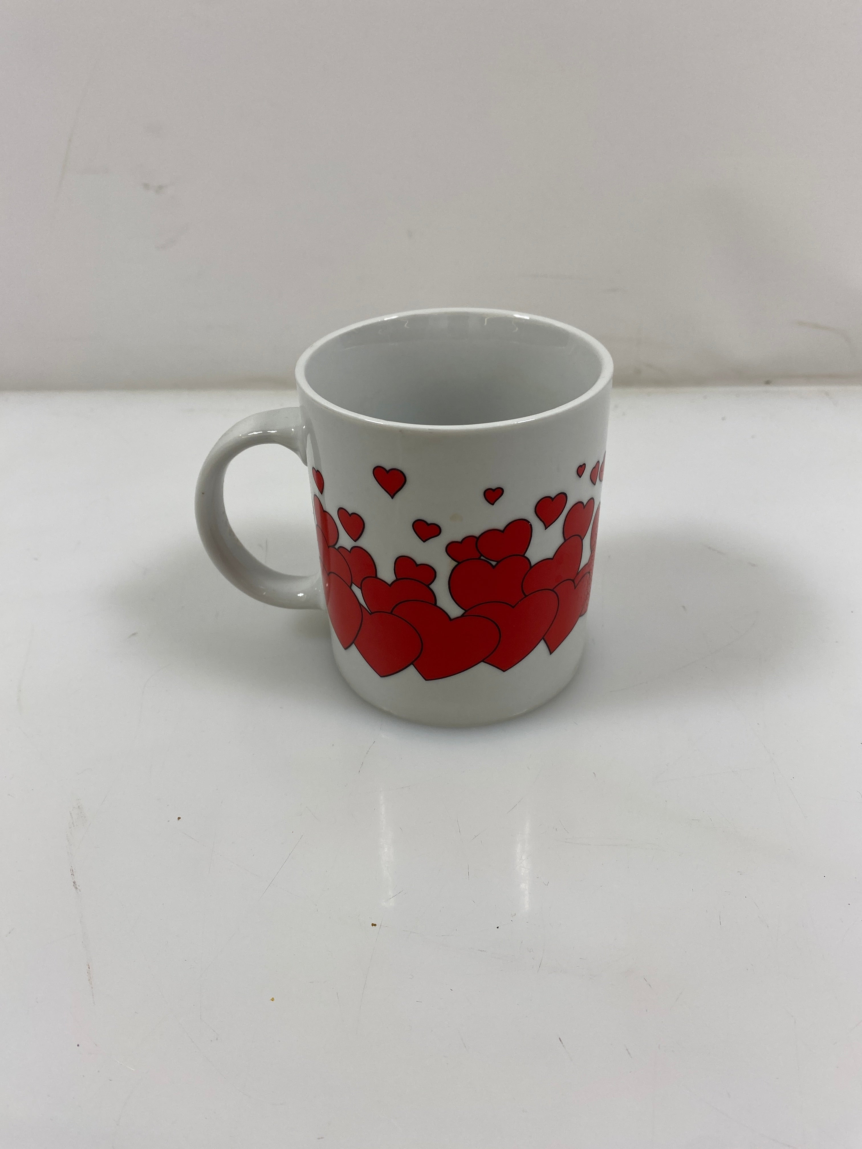 Red Hearts Coffee Mug