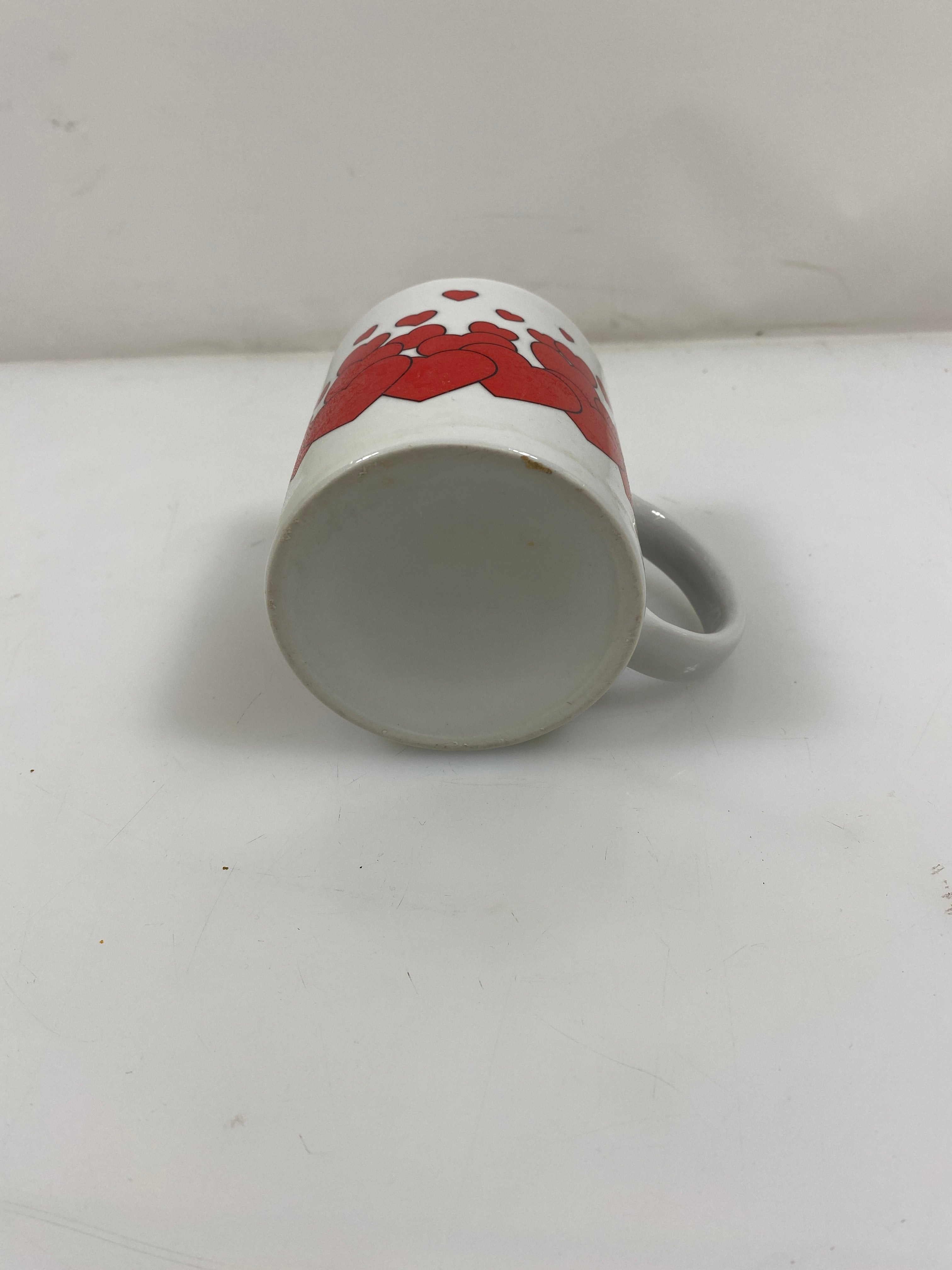 Red Hearts Coffee Mug