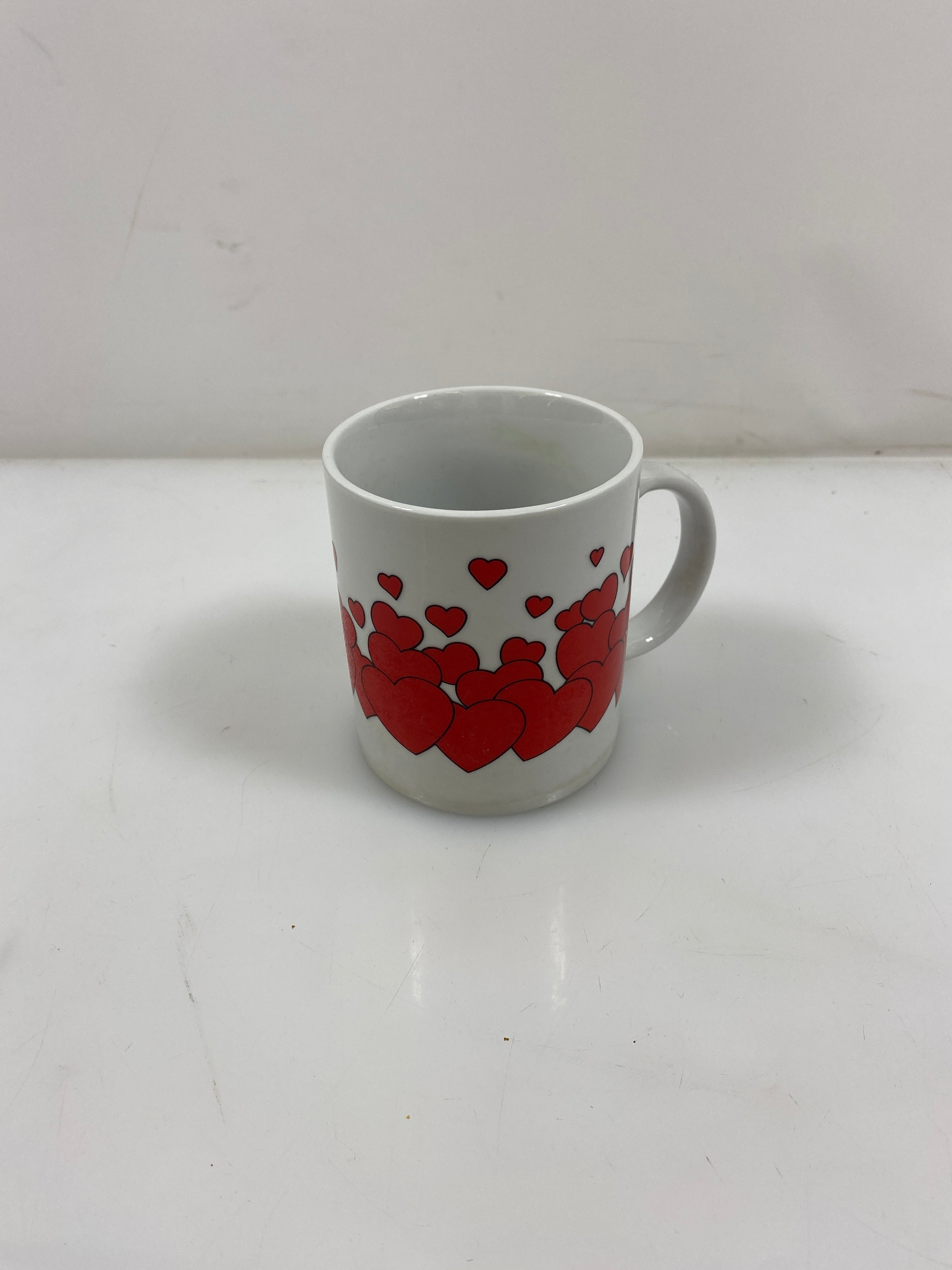 Red Hearts Coffee Mug