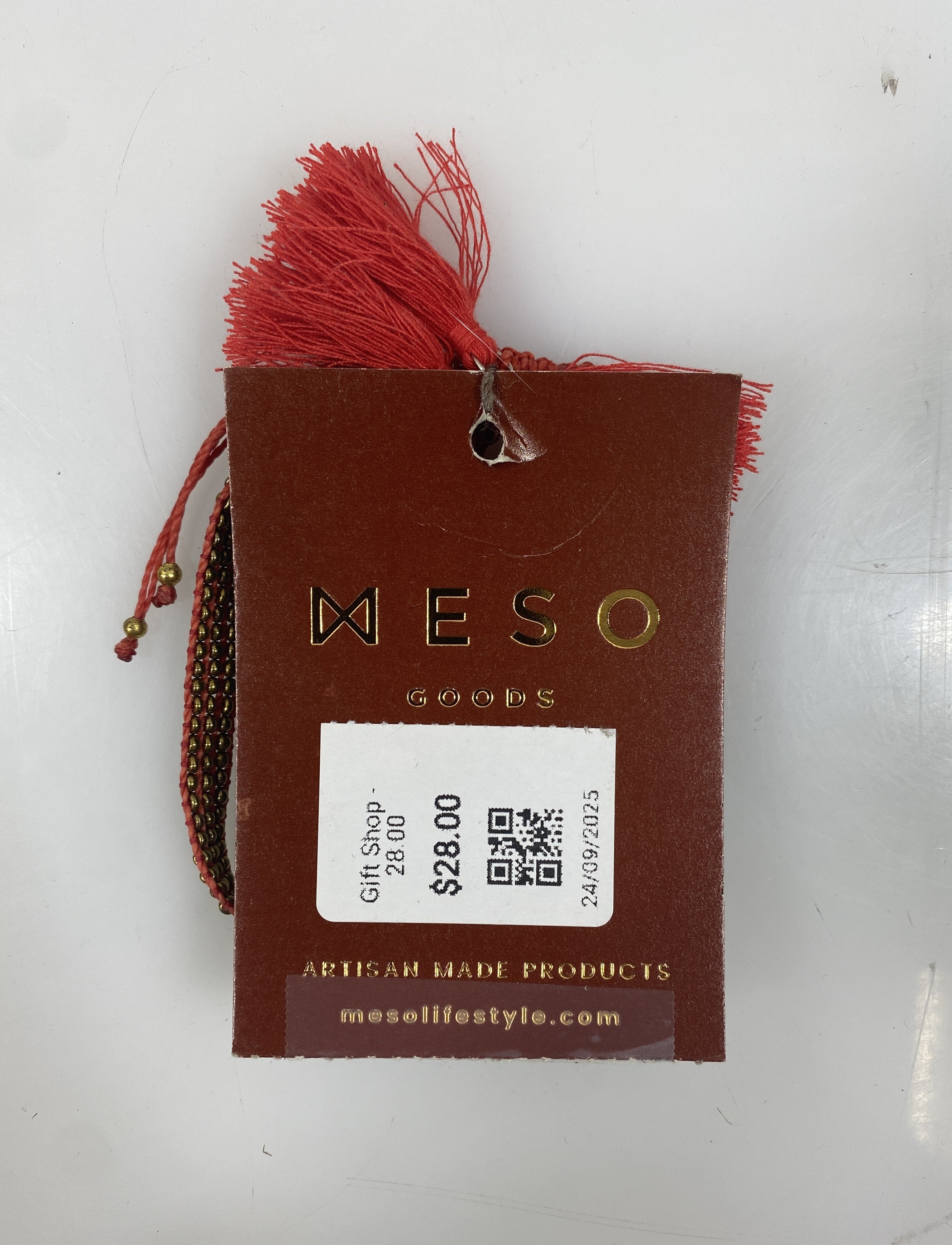 Red Meso Goods Bracelet Set