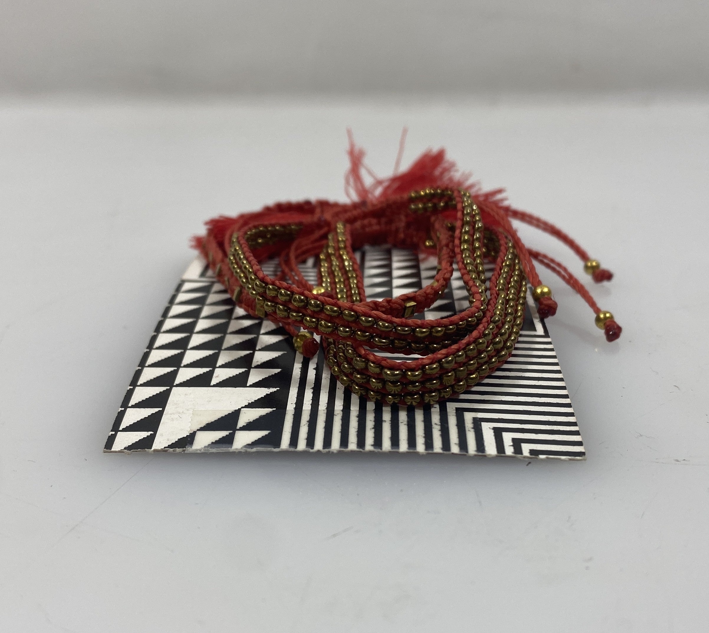 Red Meso Goods Bracelet Set