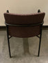 Red Pattern Upholstered Sacking Chair