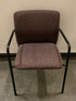 Red Pattern Upholstered Sacking Chair