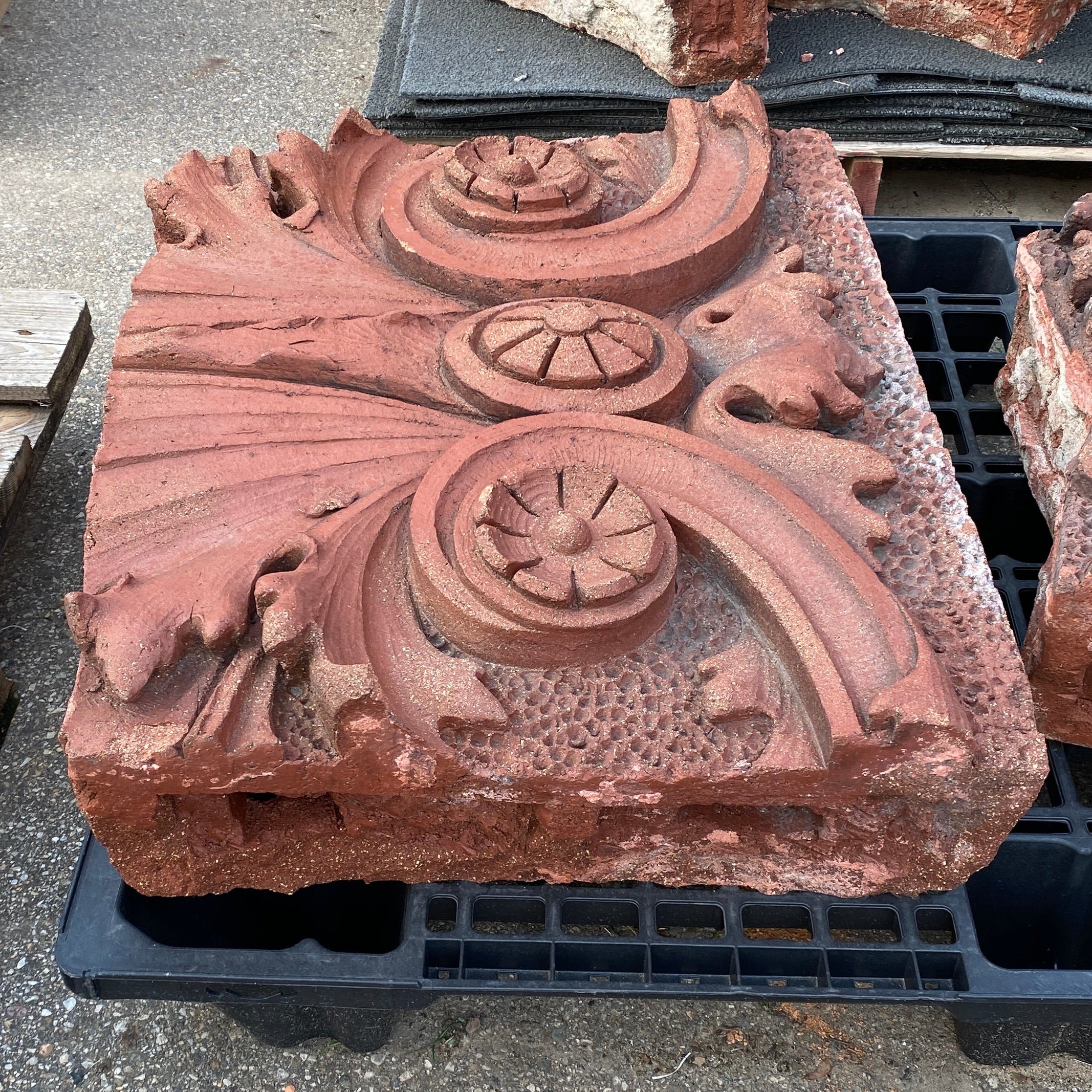 Red "Sandstone" Old Lansing Architecture Piece #1