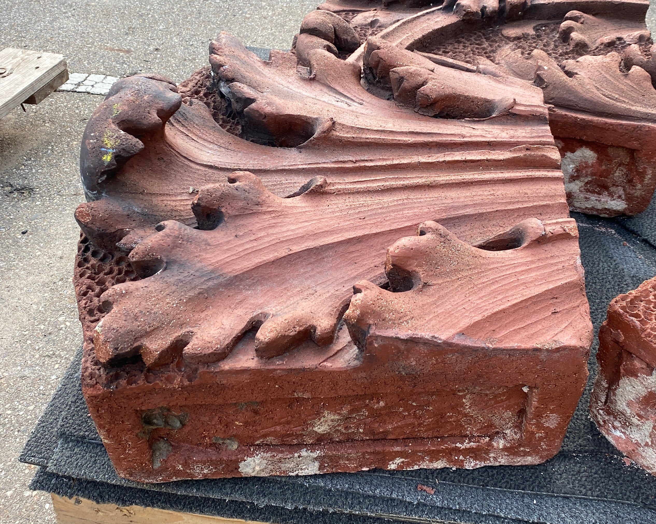 Red "Sandstone" Old Lansing Architecture Piece #2