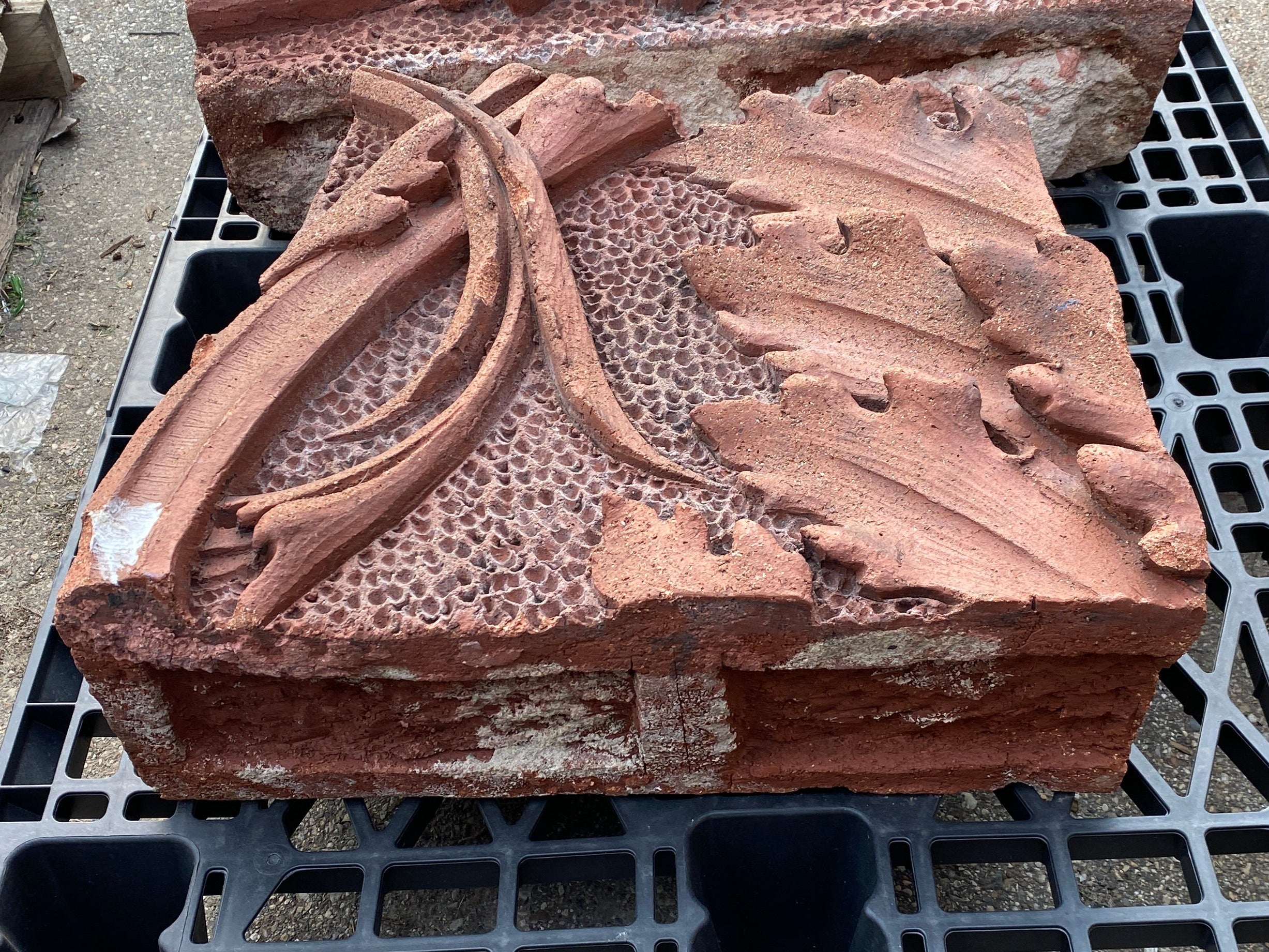 Red "Sandstone" Old Lansing Architecture Piece #3