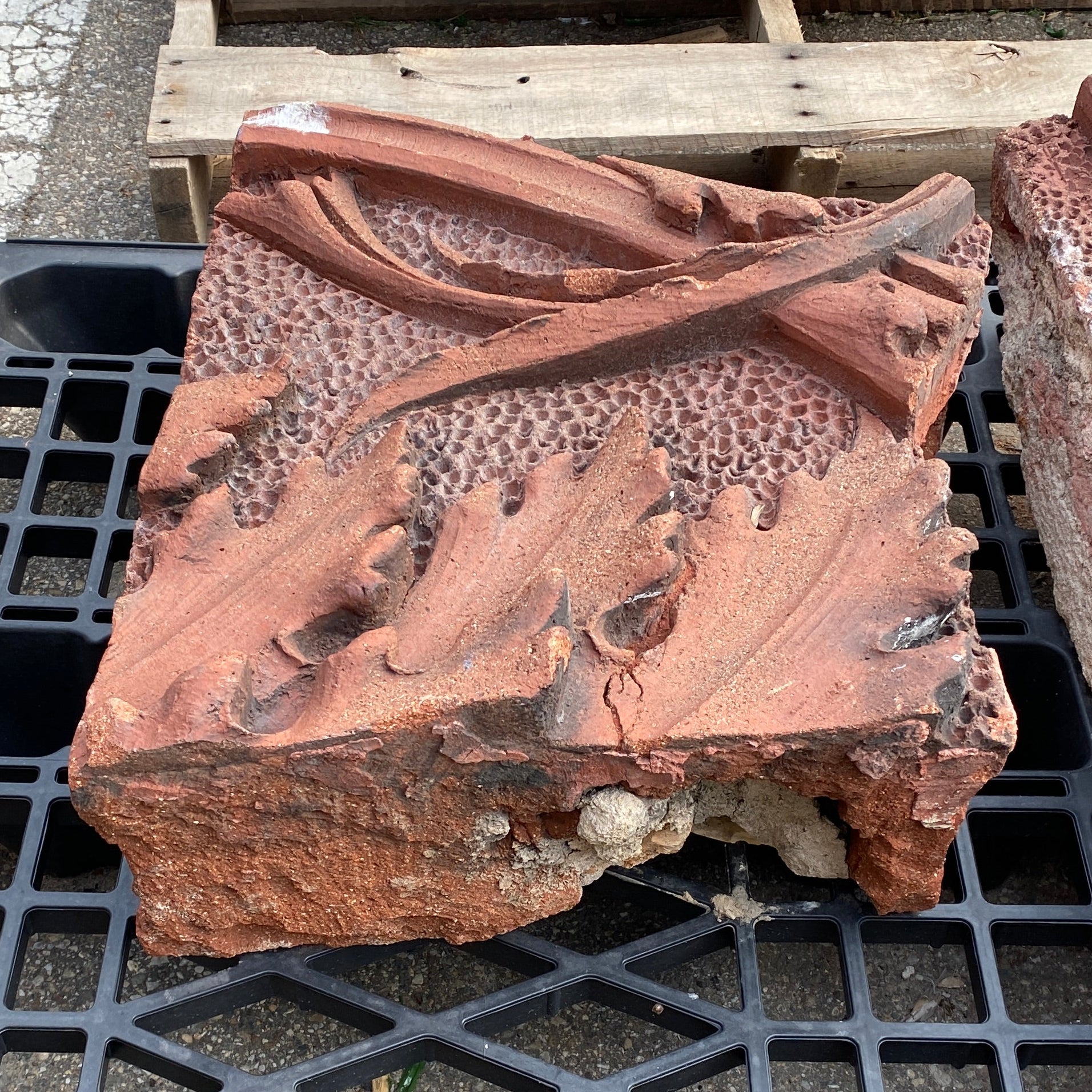 Red "Sandstone" Old Lansing Architecture Piece #3