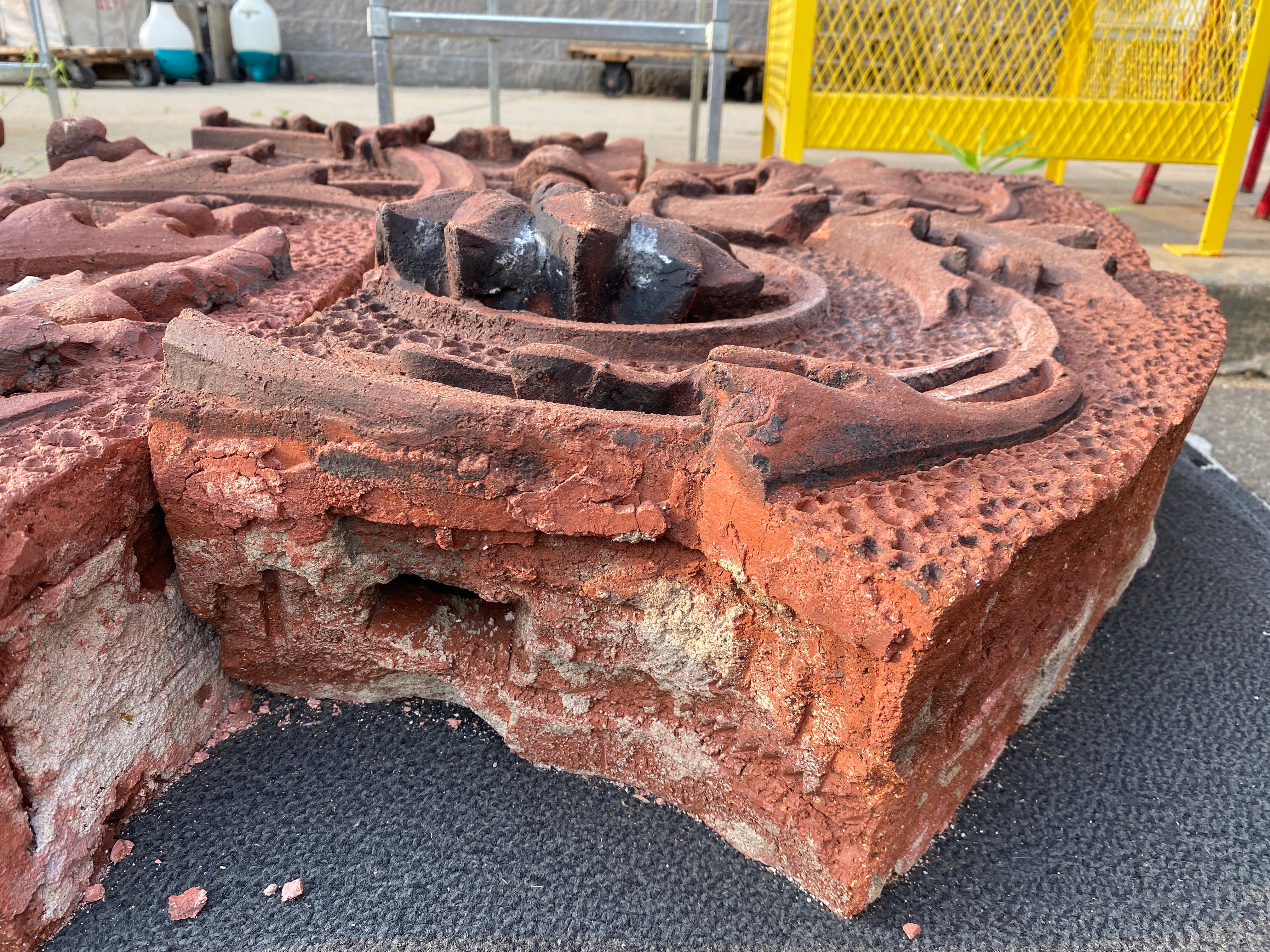 Red "Sandstone" Old Lansing Architecture Piece #4
