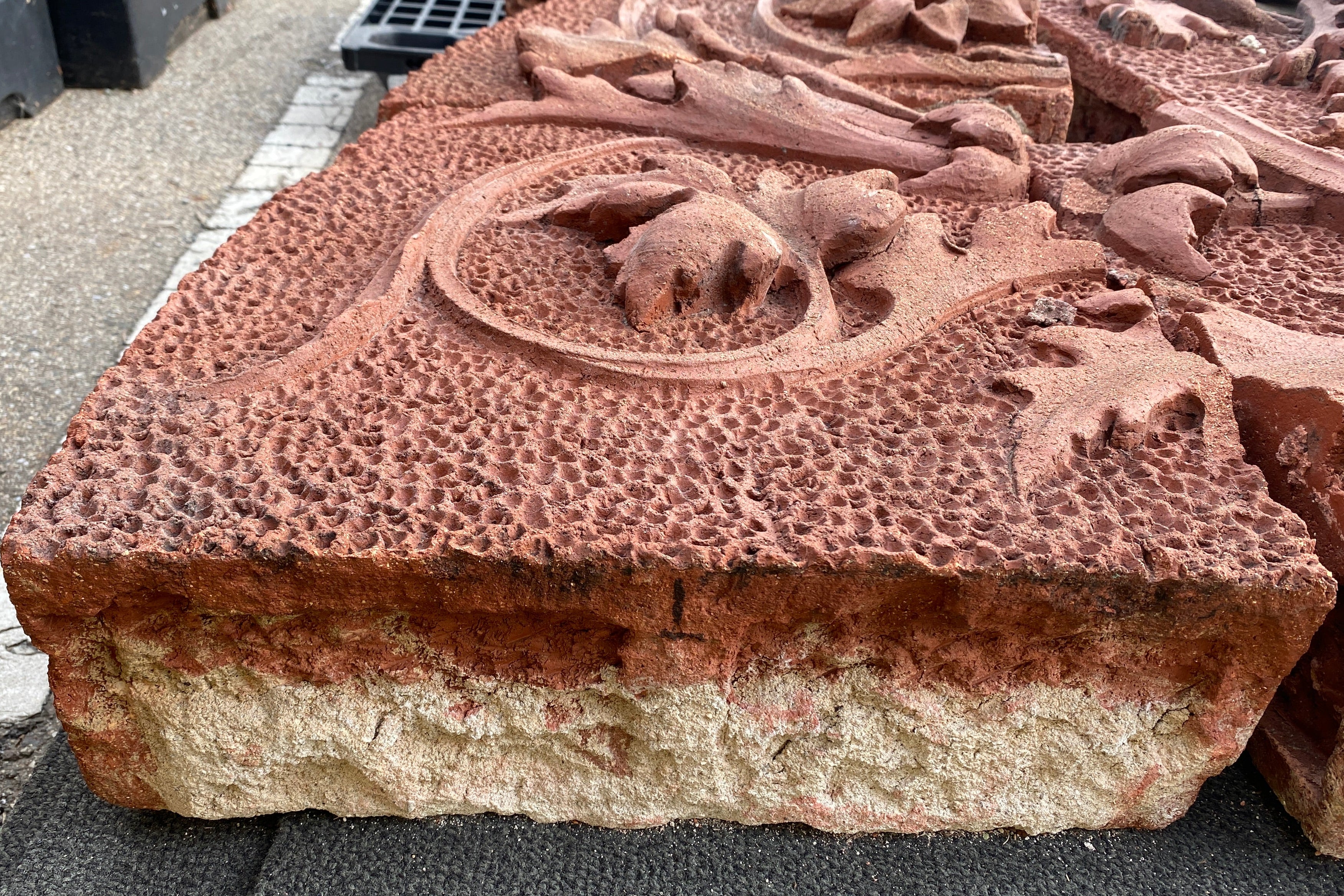 Red "Sandstone" Old Lansing Architecture Piece #5