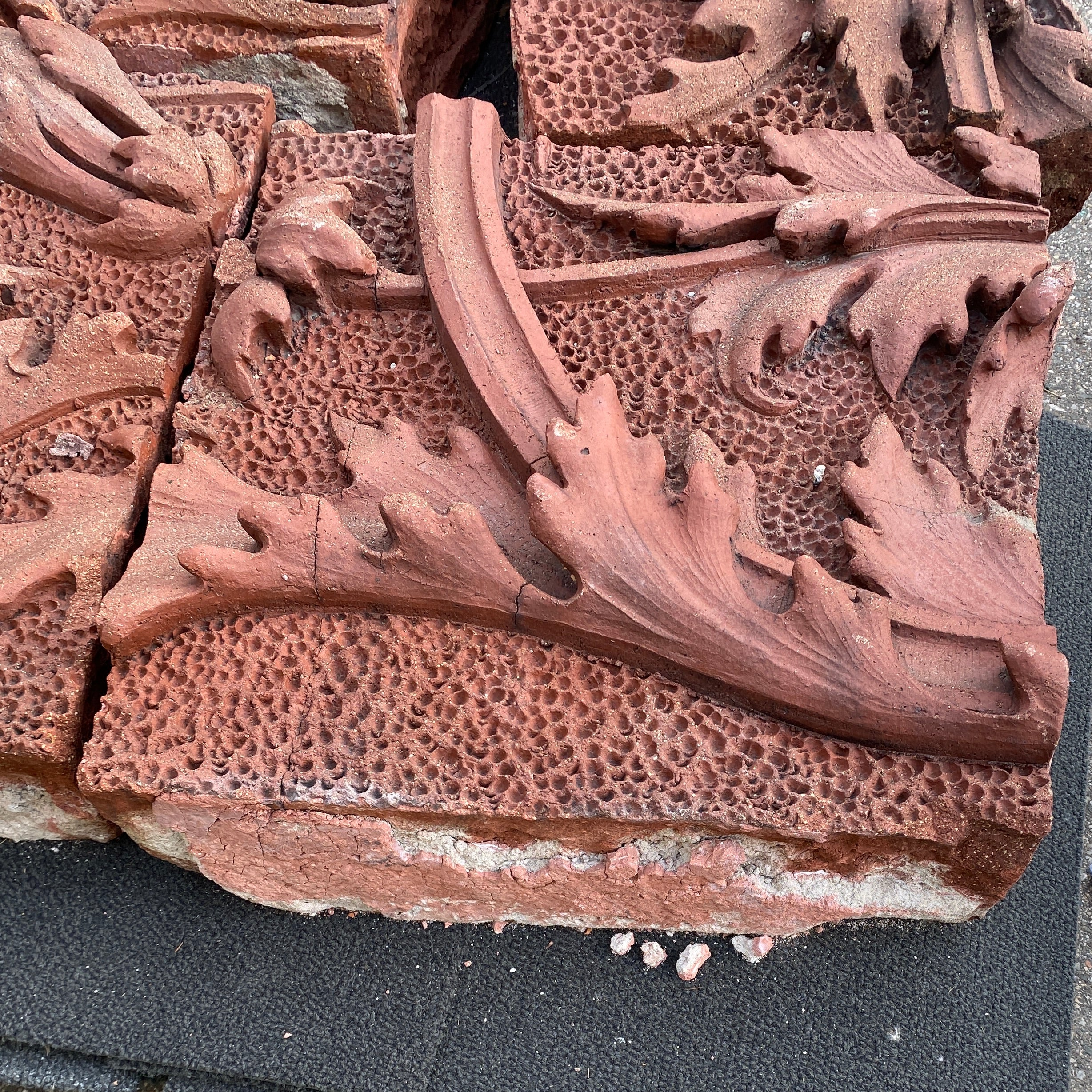 Red "Sandstone" Old Lansing Architecture Piece #6