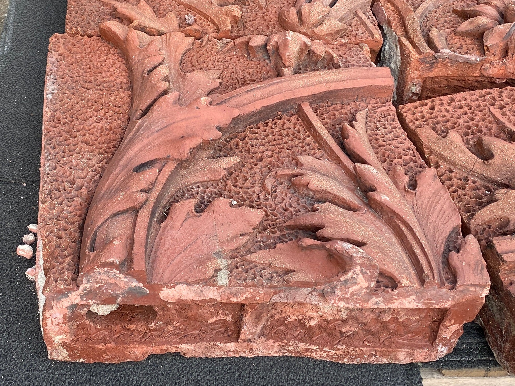 Red "Sandstone" Old Lansing Architecture Piece #6