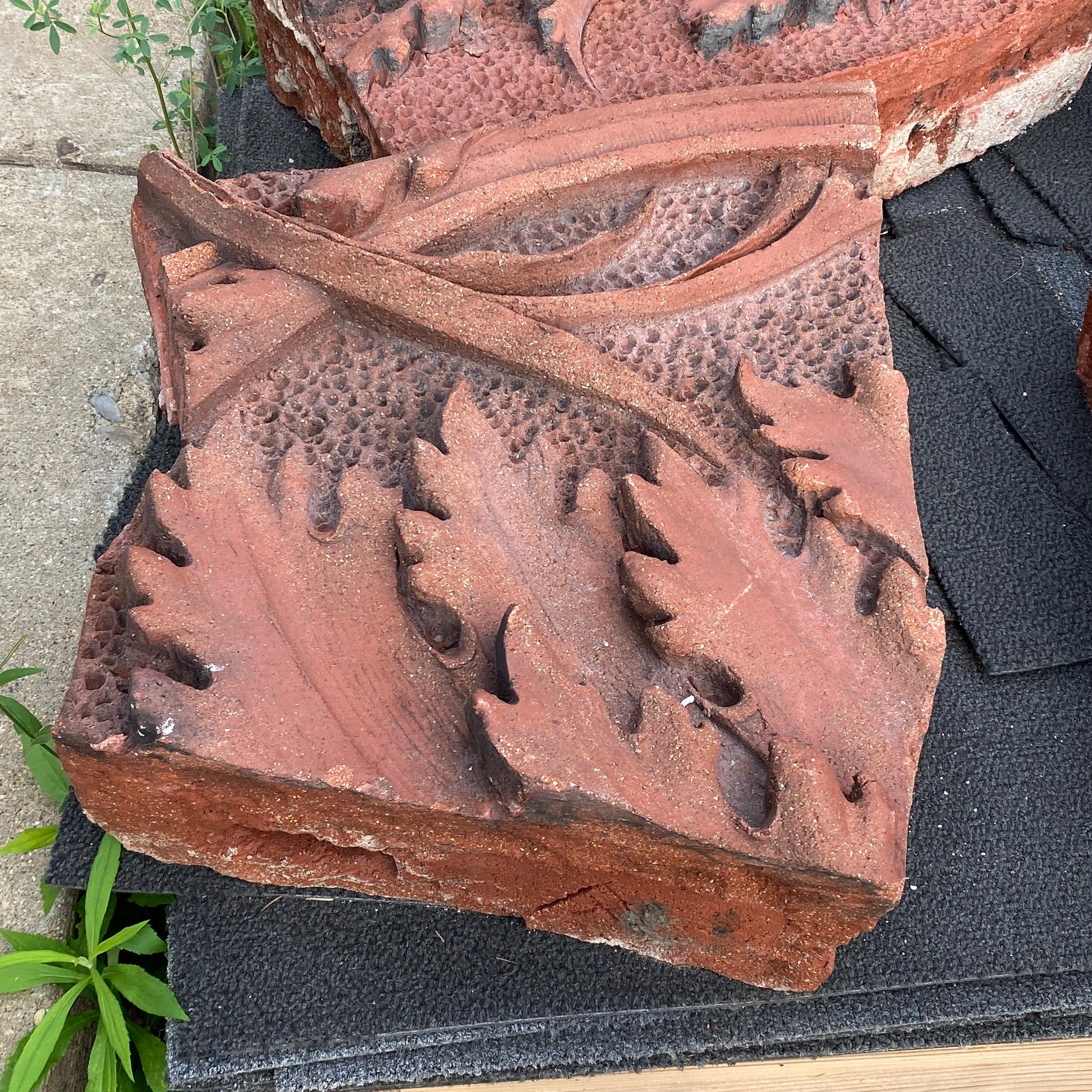 Red "Sandstone" Old Lansing Architecture Piece #9