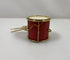 Red Snare Drum With Drumsticks Ornament