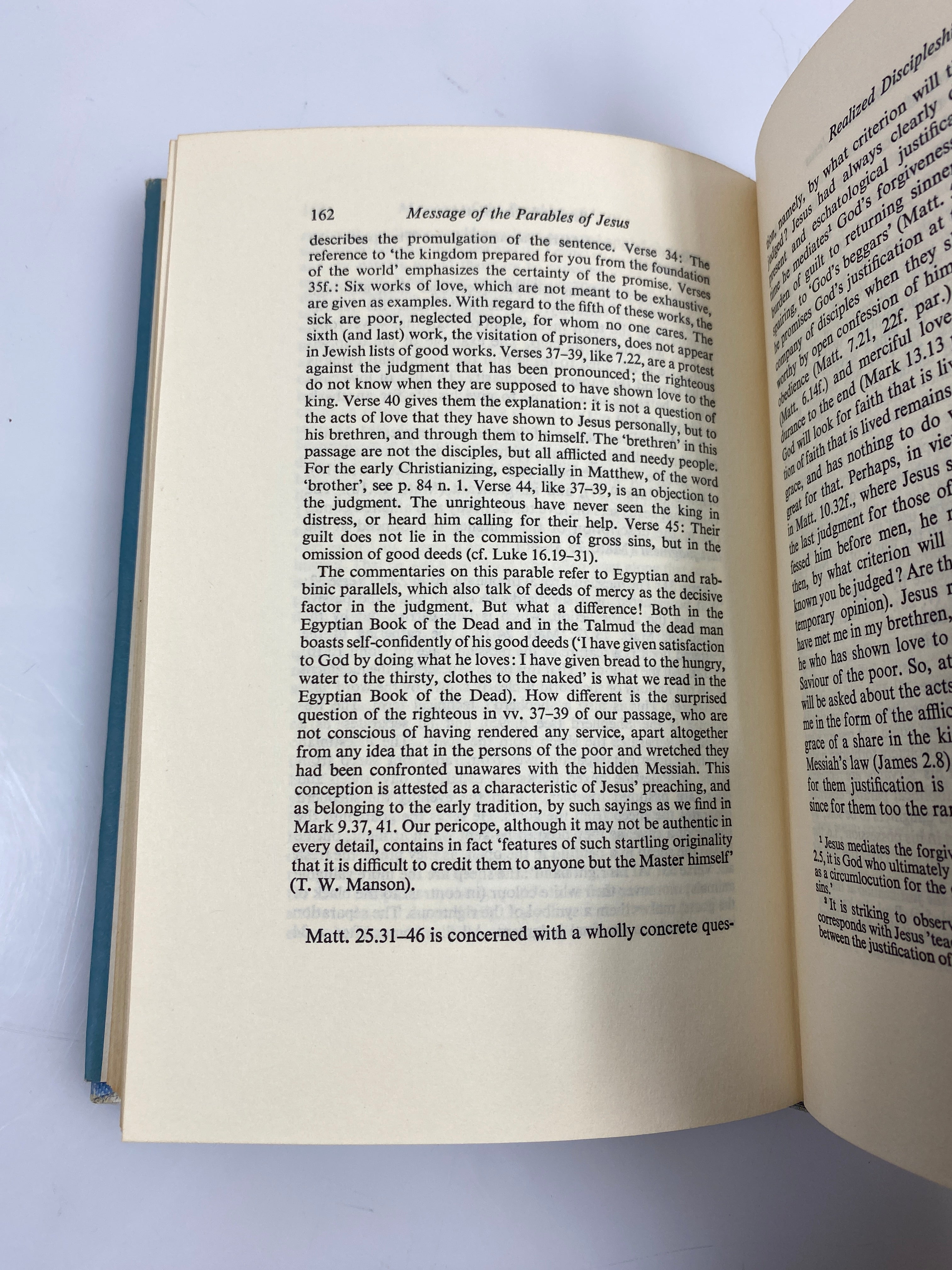 Rediscovering the Parables by Jeremias 1966 HCDJ