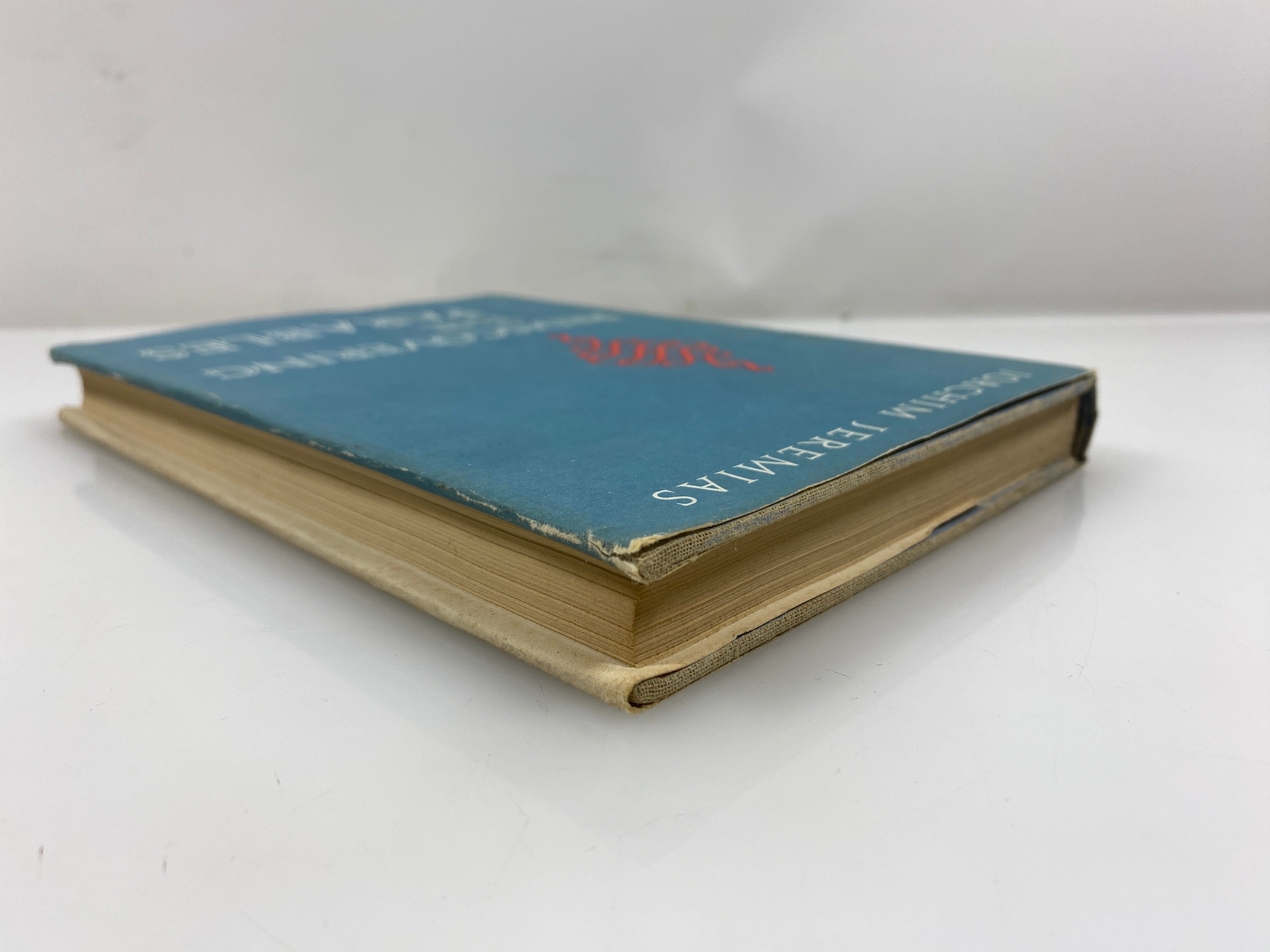 Rediscovering the Parables by Jeremias 1966 HCDJ