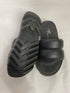 Reebok Cardi B Slides in Core Black w/ Puff Straps Women's Size 8