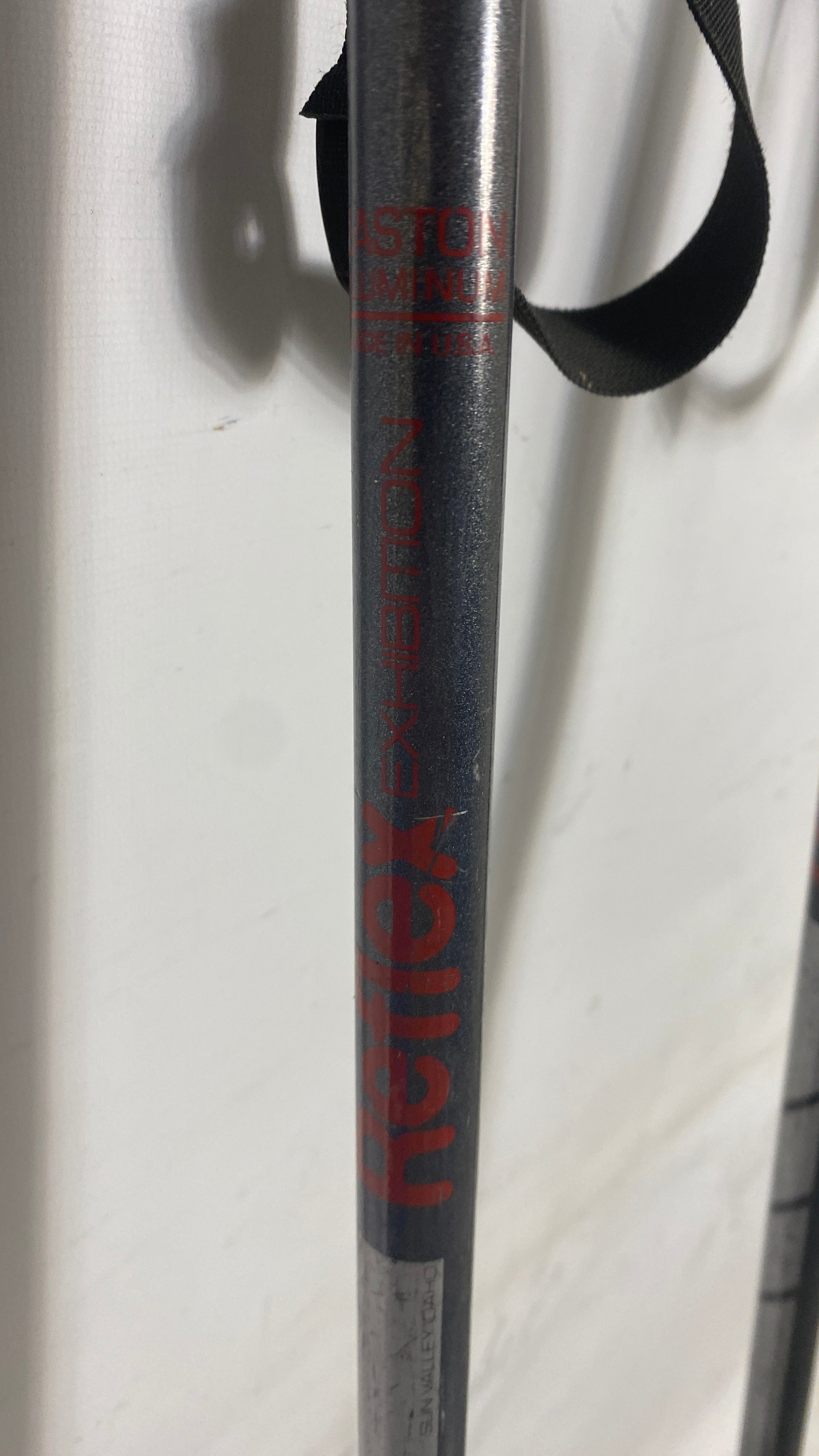 Reflex Exhibition Black and Red Ski Poles