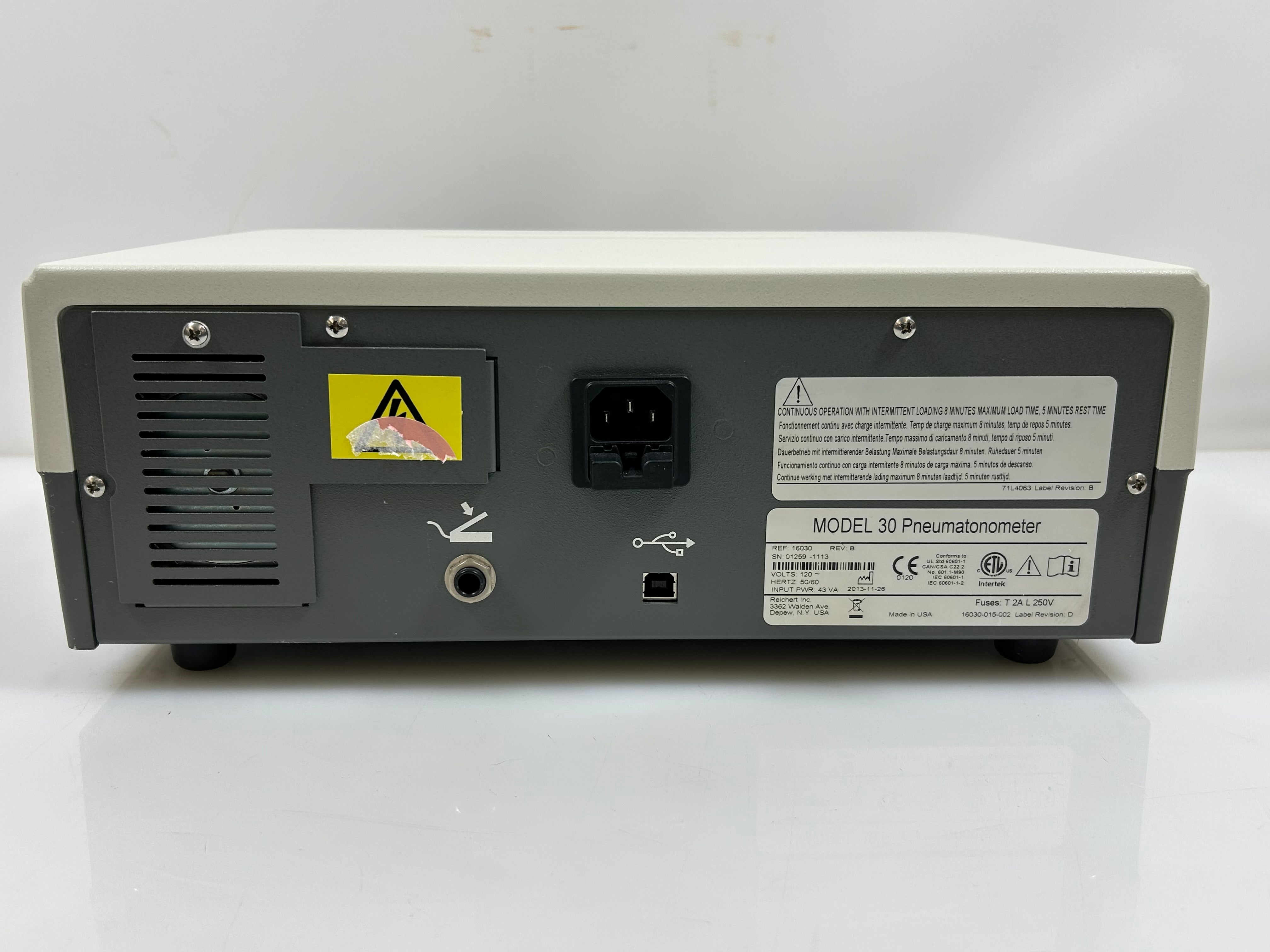 Reichert Model 30 Pneumotonometer