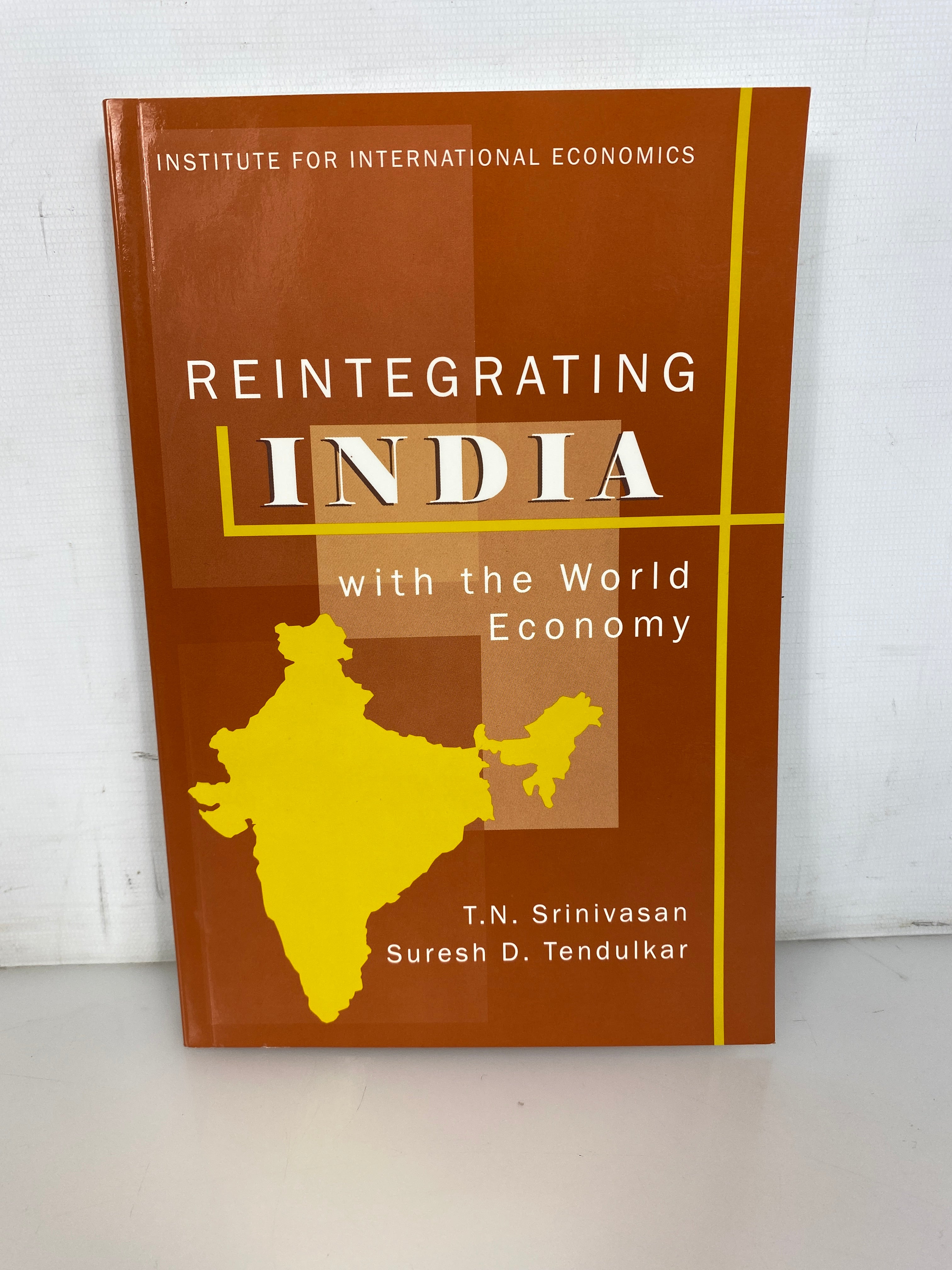 Reintegrating India w the World Economy by T.N. Srinivasan Signed 2003 SC