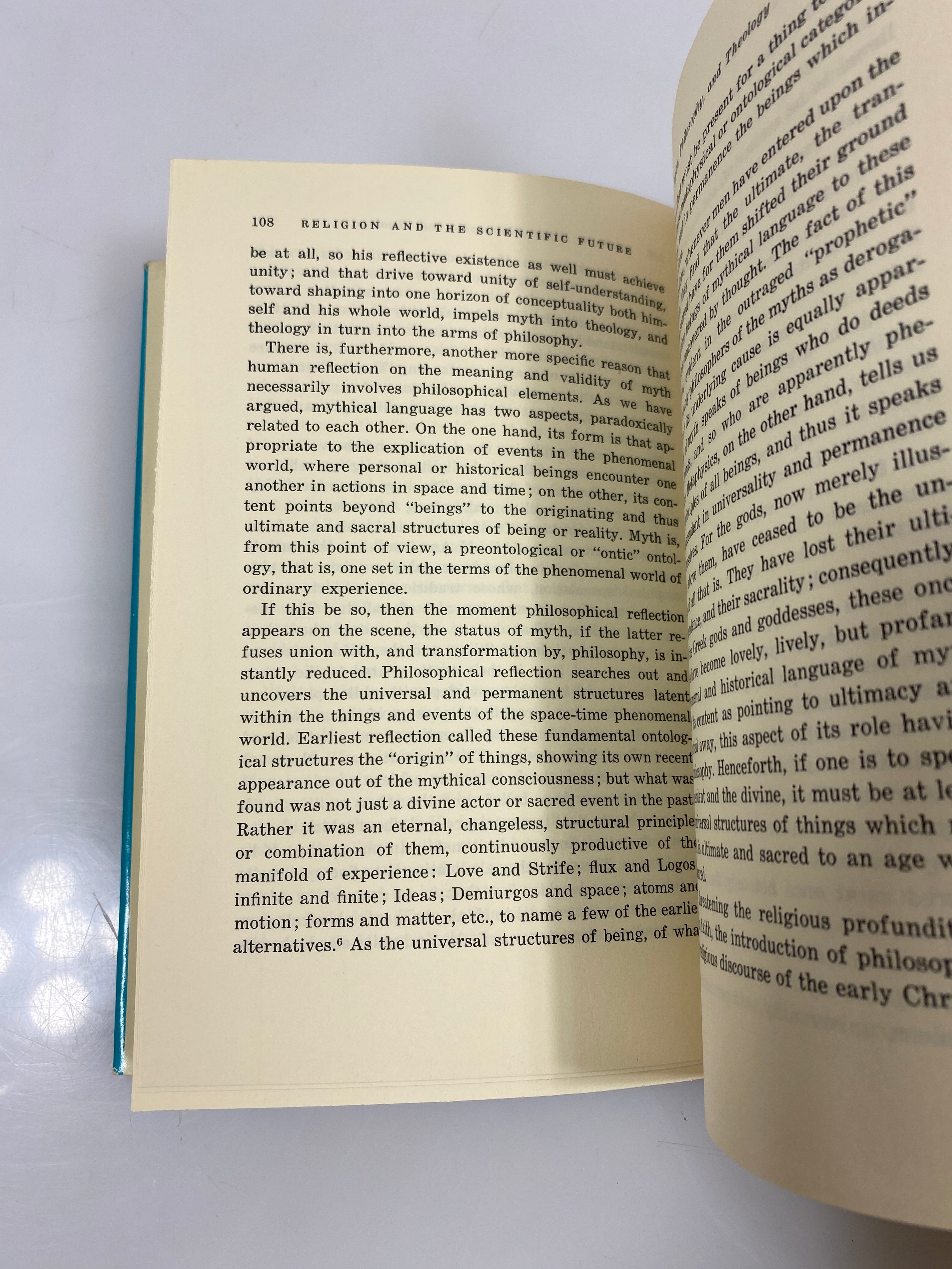 Religion and the Scientific Future by Langdon Gilkey 1970 HCDJ