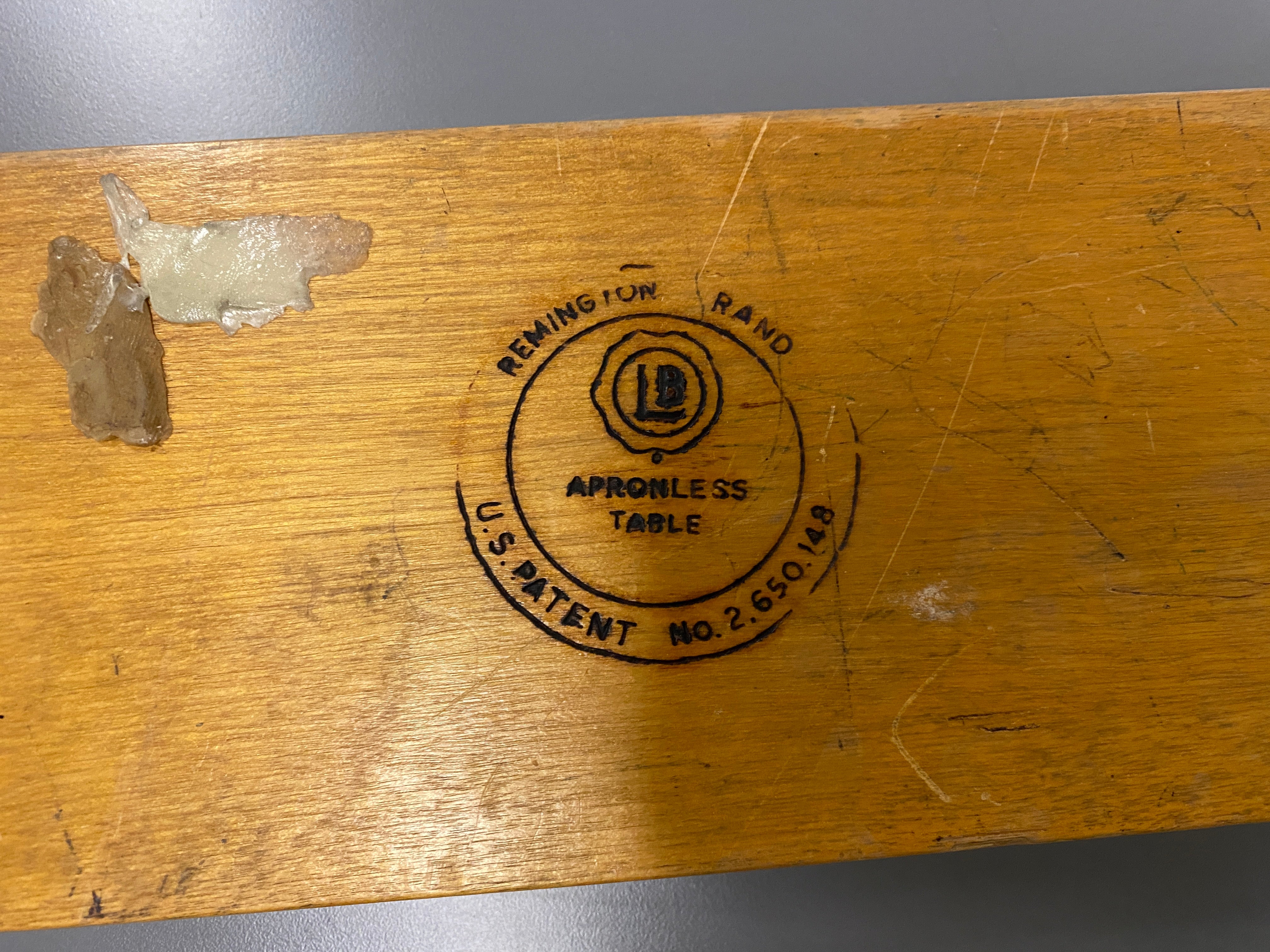 Remington-Rand #2650148 Wooden Table Legs