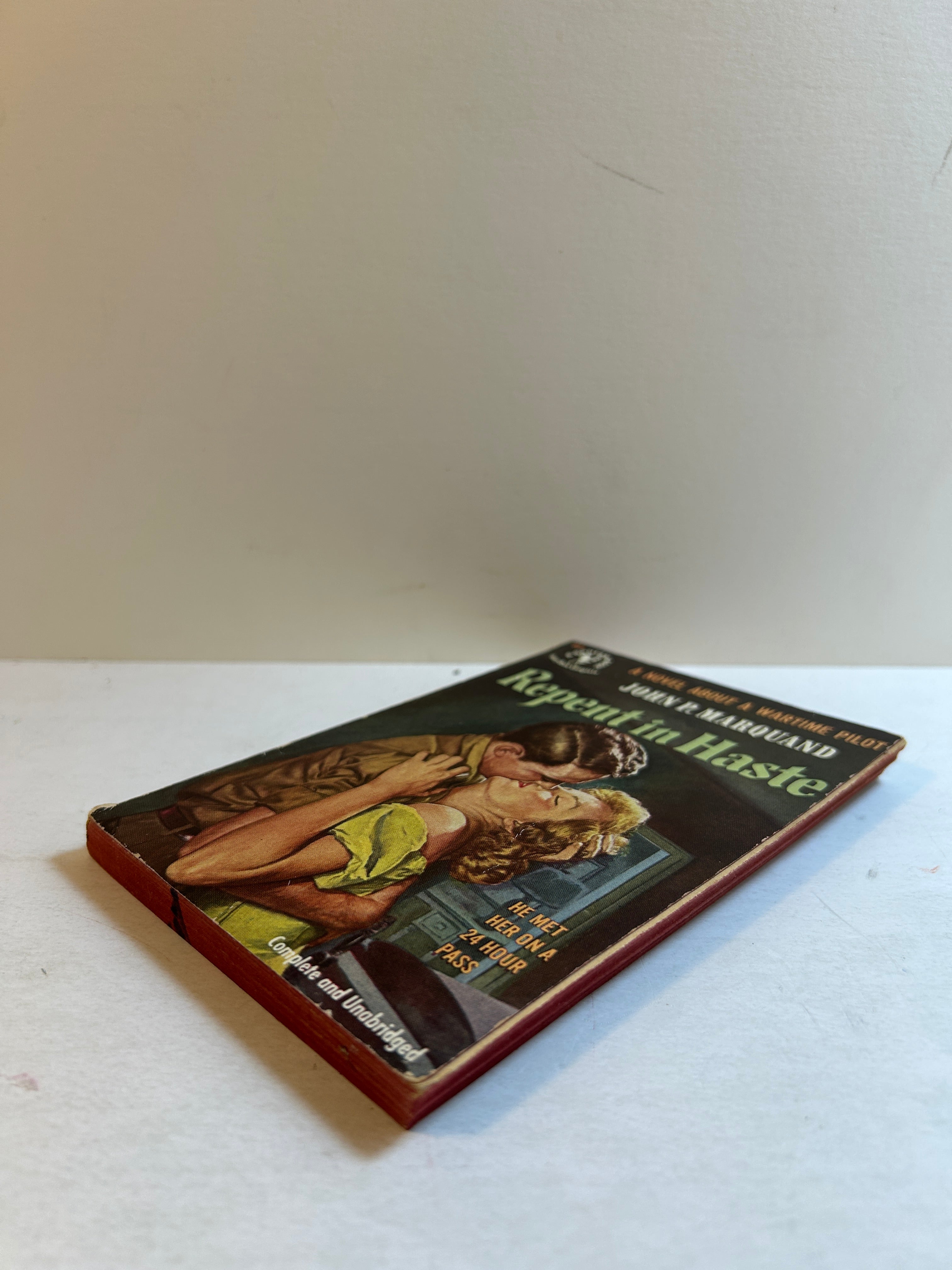 Repent in Haste by John P. Marquand 1st Printing Bantam Book 1951 SC