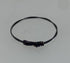 Restrung Black and Grey Wire Ring