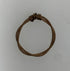 Restrung Bronze and Brown Spring Wire Ring