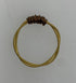Restrung Bronze and Gold Spring Wire Ring