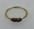 Restrung Bronze and Gold Spring Wire Ring