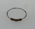 Restrung Bronze and Silver Wire Ring
