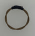 Restrung Metallic Black and Brown Spring Wire Ring