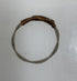 Restrung Silver and Bronze Spring Wire Ring