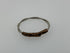 Restrung Silver and Bronze Spring Wire Ring