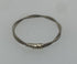 Restrung Silver Spring Wire Ring