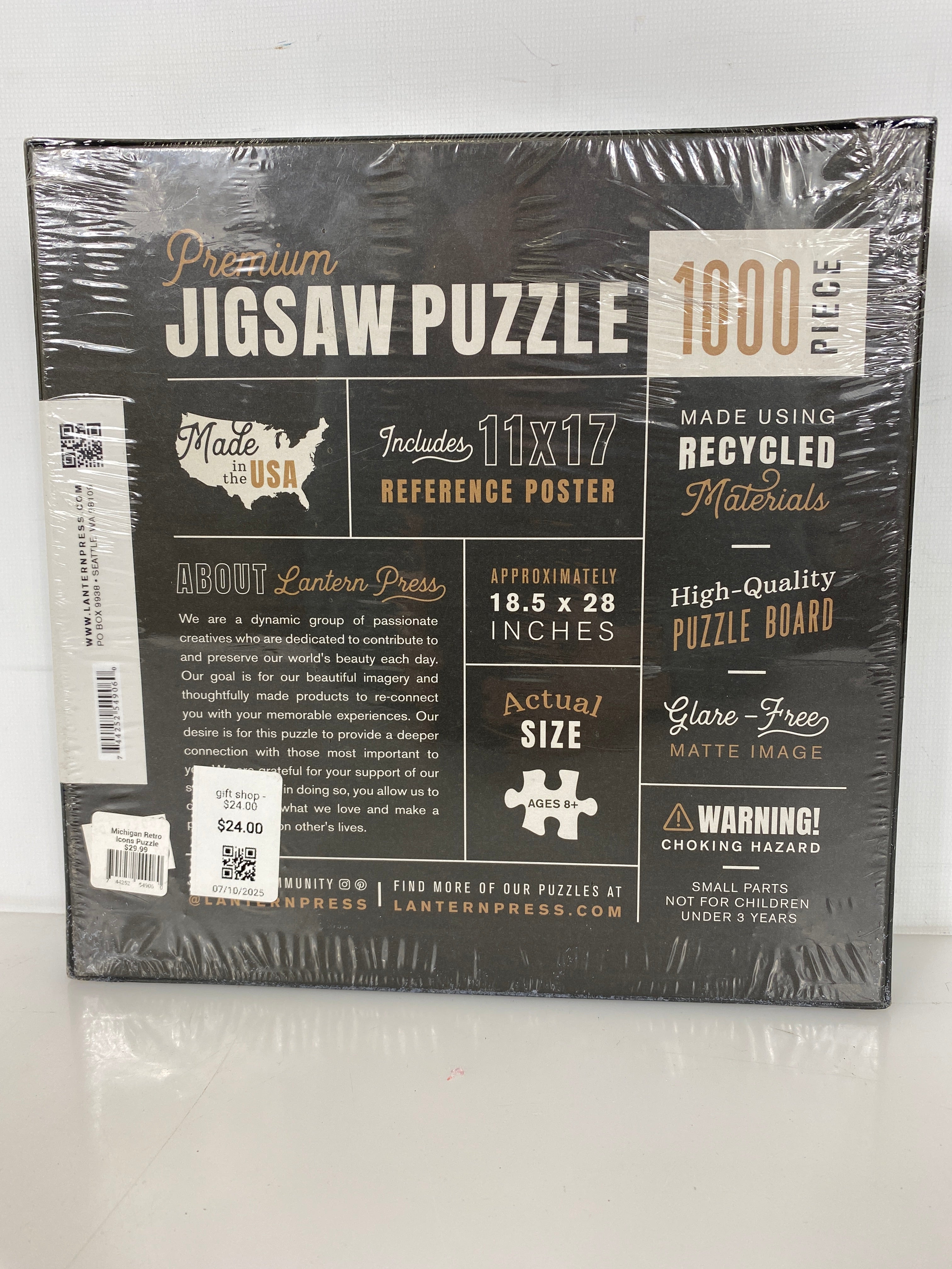 Retro Icons Michigan 1000-Piece Puzzle