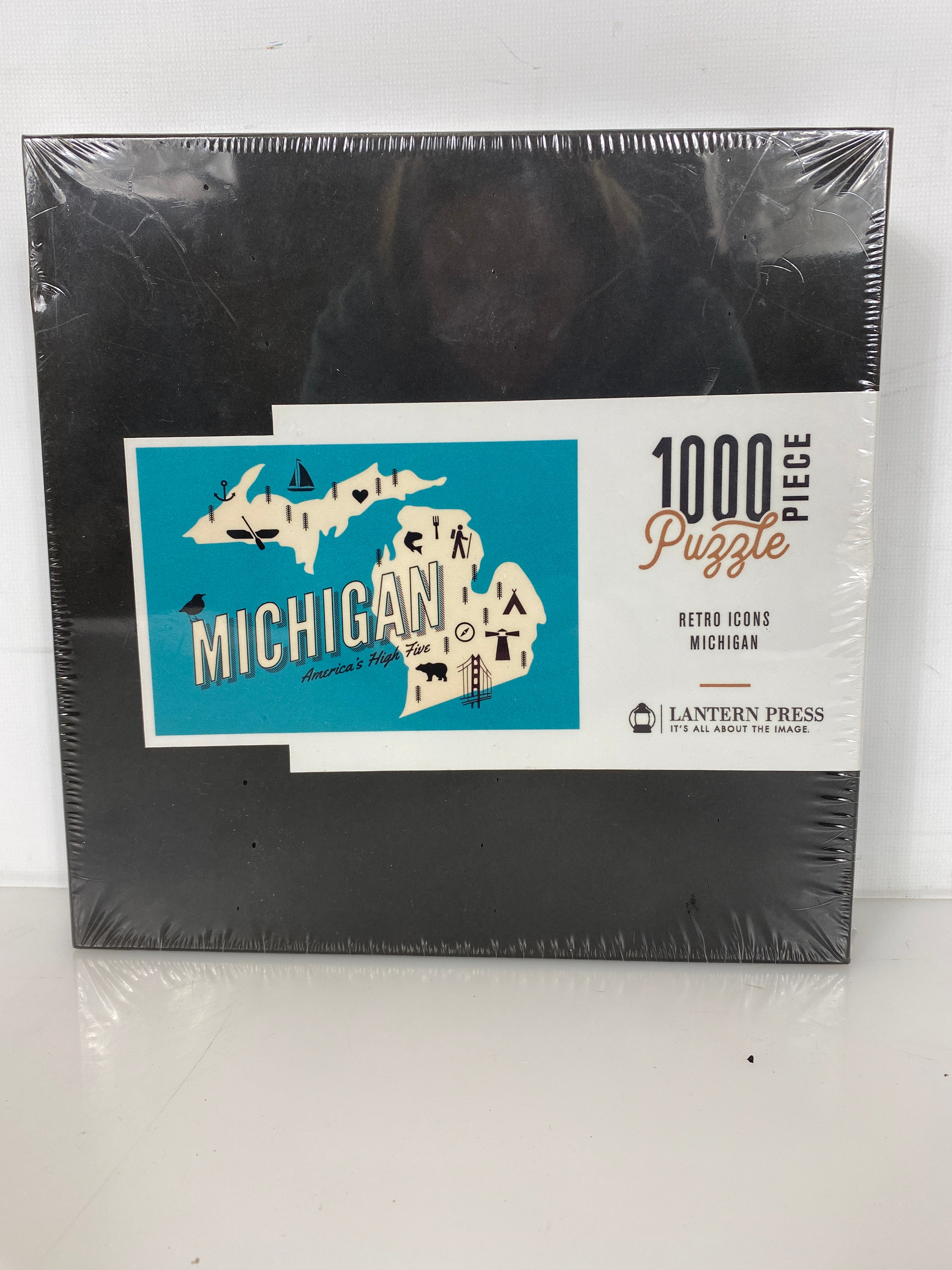 Retro Icons Michigan 1000-Piece Puzzle