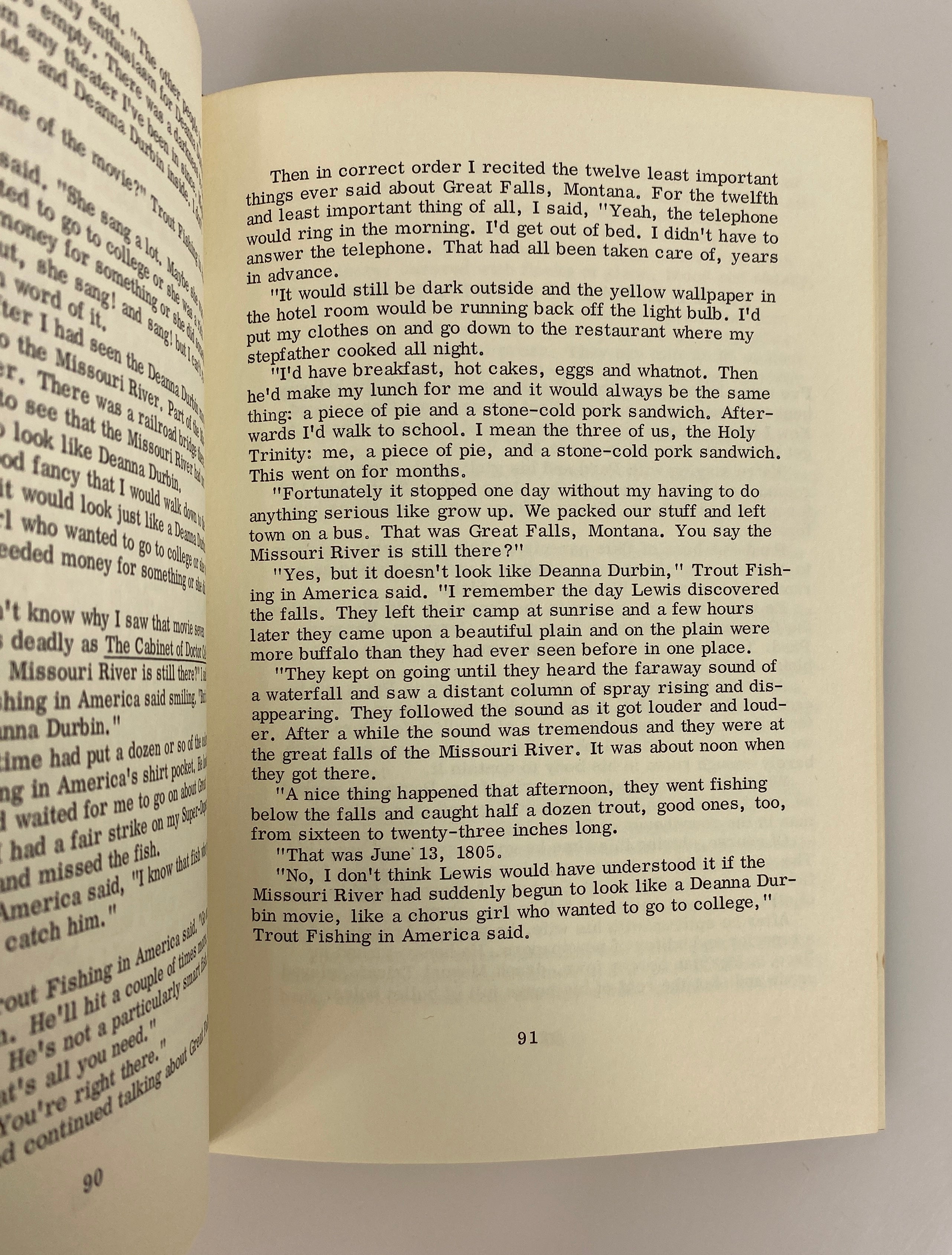 Richard Brautigan's Trout Fishing in America 1969 1st Edition 1st Print HCDJ