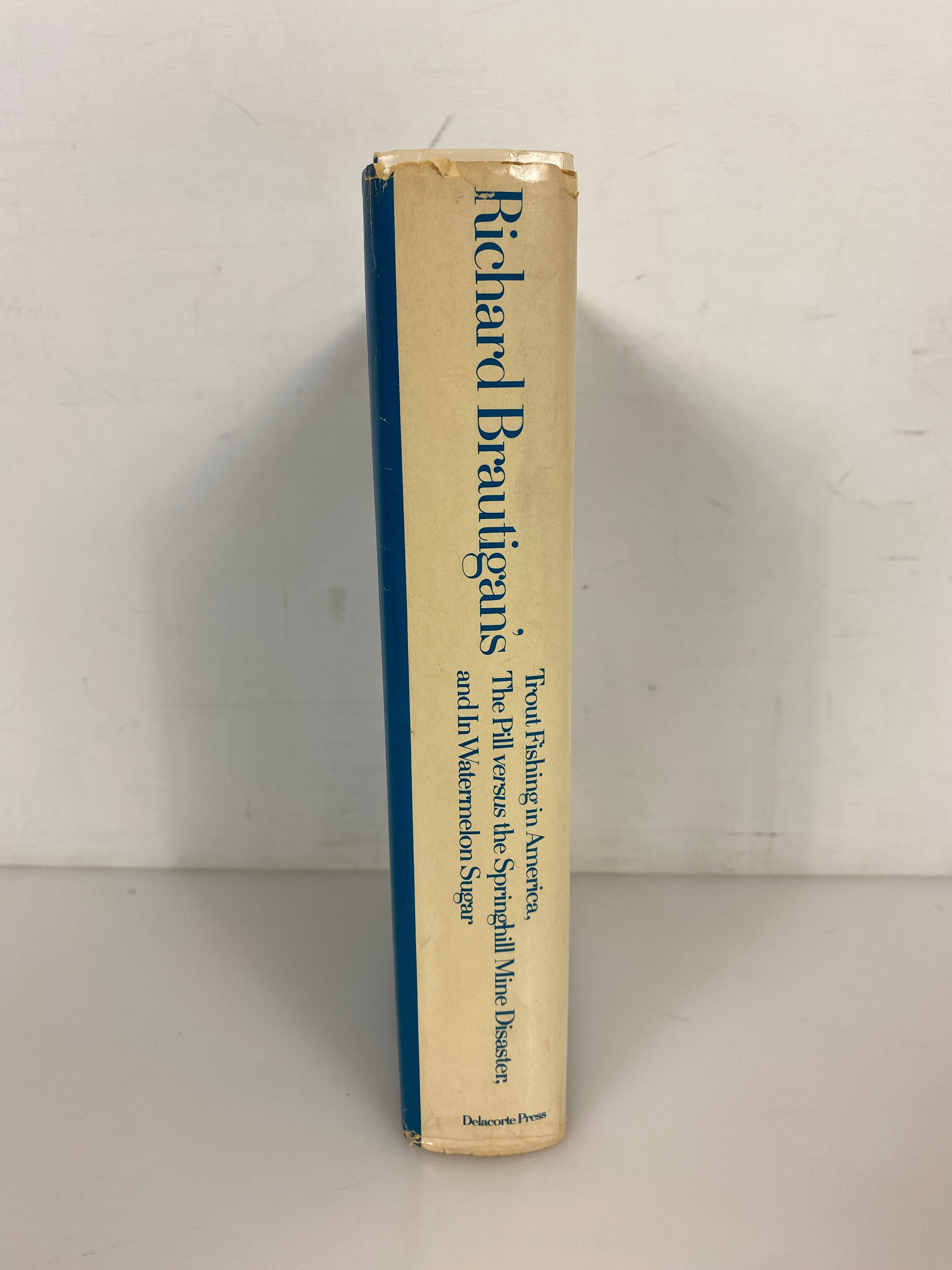 Richard Brautigan's Trout Fishing in America 1969 1st Edition 1st Print HCDJ