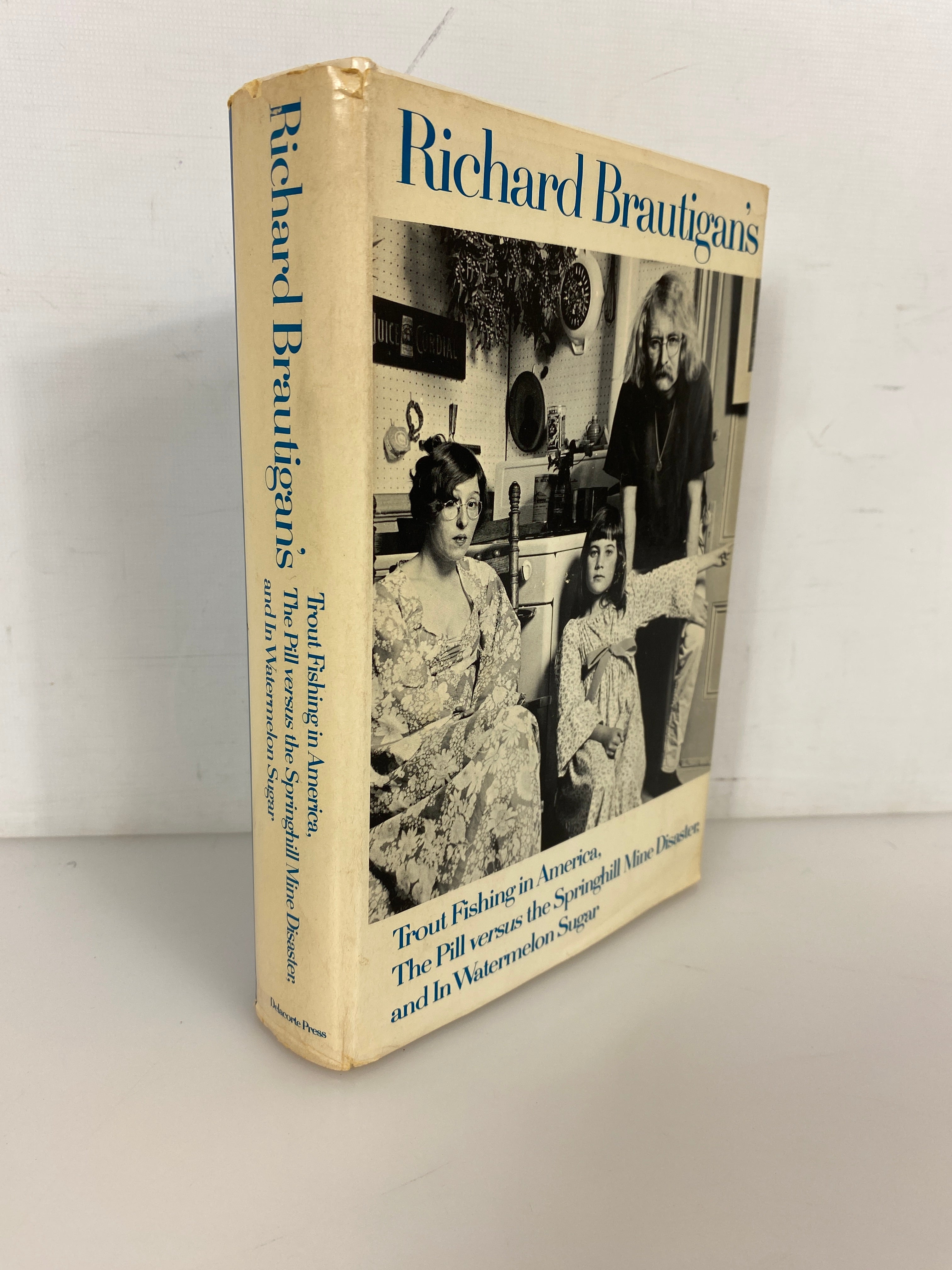 Richard Brautigan's Trout Fishing in America 1969 1st Edition 1st Print HCDJ